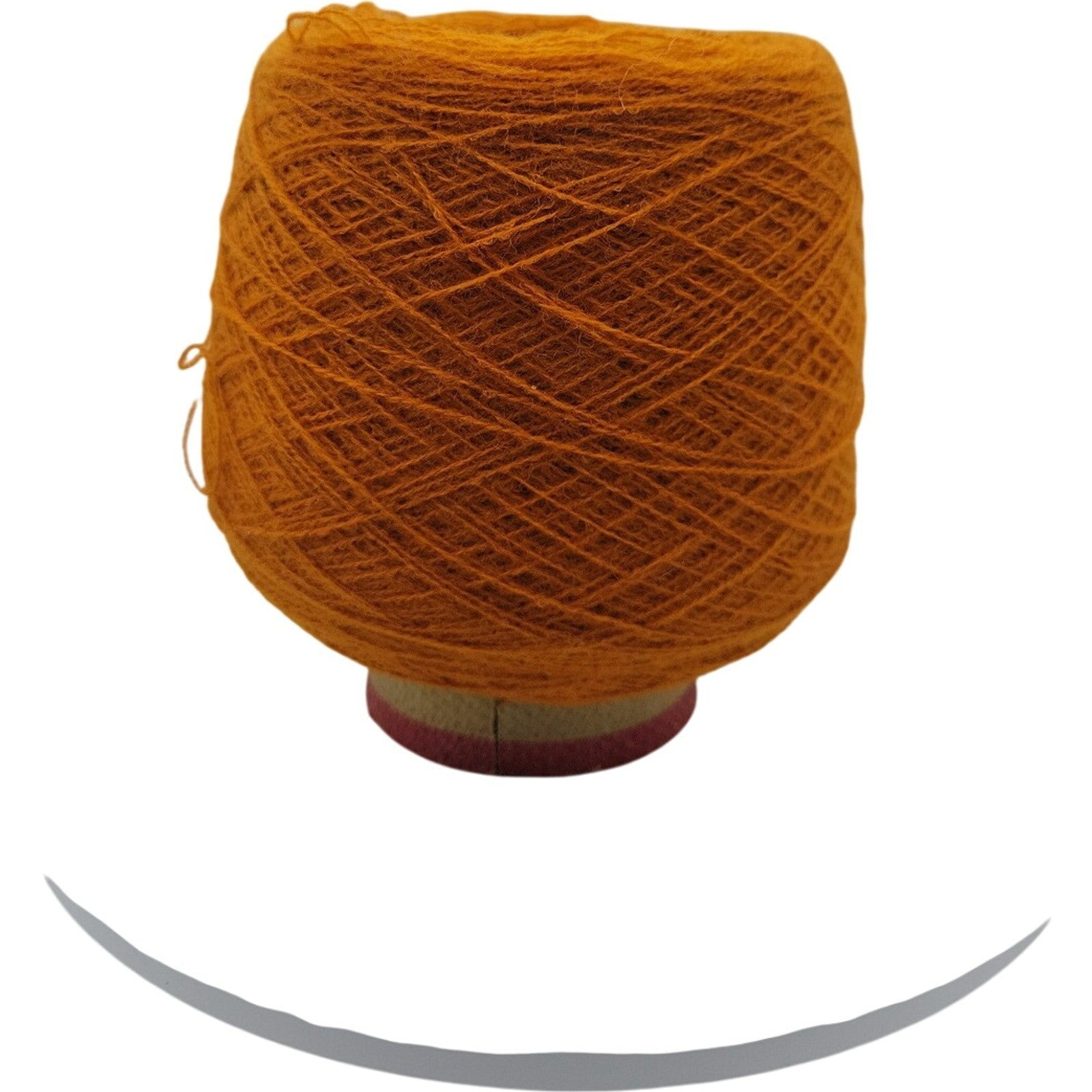 Vintage 1980s Johnston Mills Company 1/28 Acrylic Cone Yarn Copper 46248