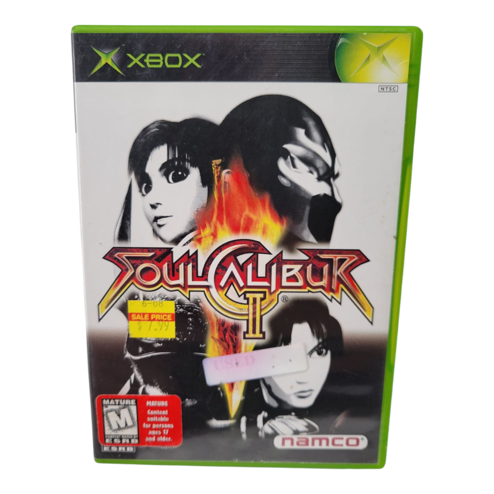 Namco SoulCalibur II Xbox 2003 Complete with Case Manual