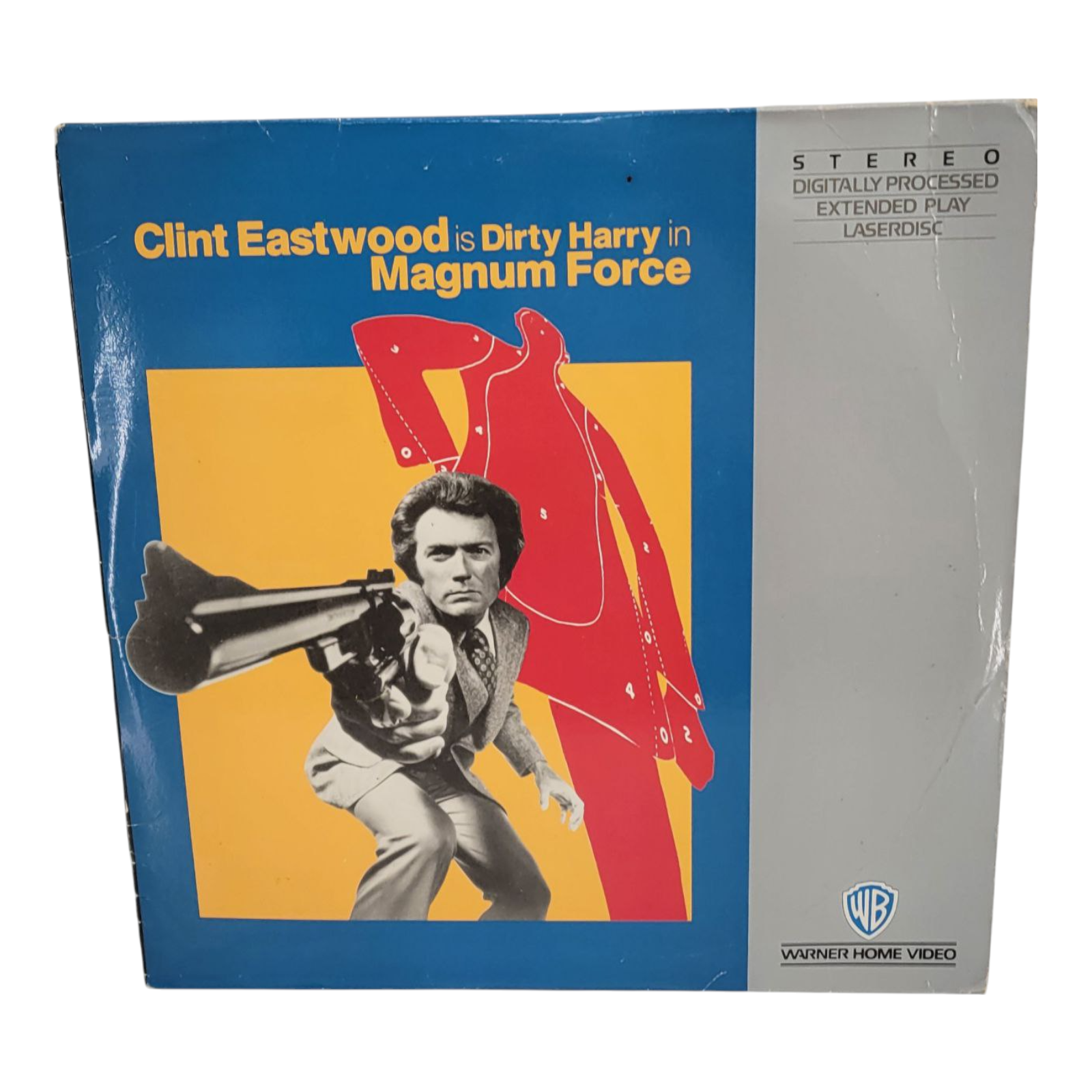 Magnum Force Warner Laserdisc Clint Eastwood Dirty Harry Stereo Extended Play