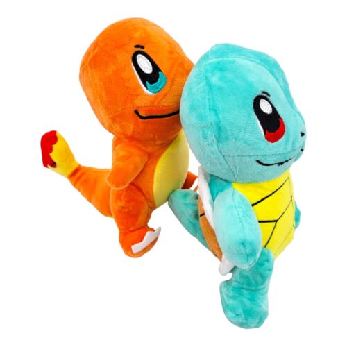 Tomy Pokemon Plush 8 Inch Charmander Bulbasaur Squirtle 3 Pack Stuffed Toys