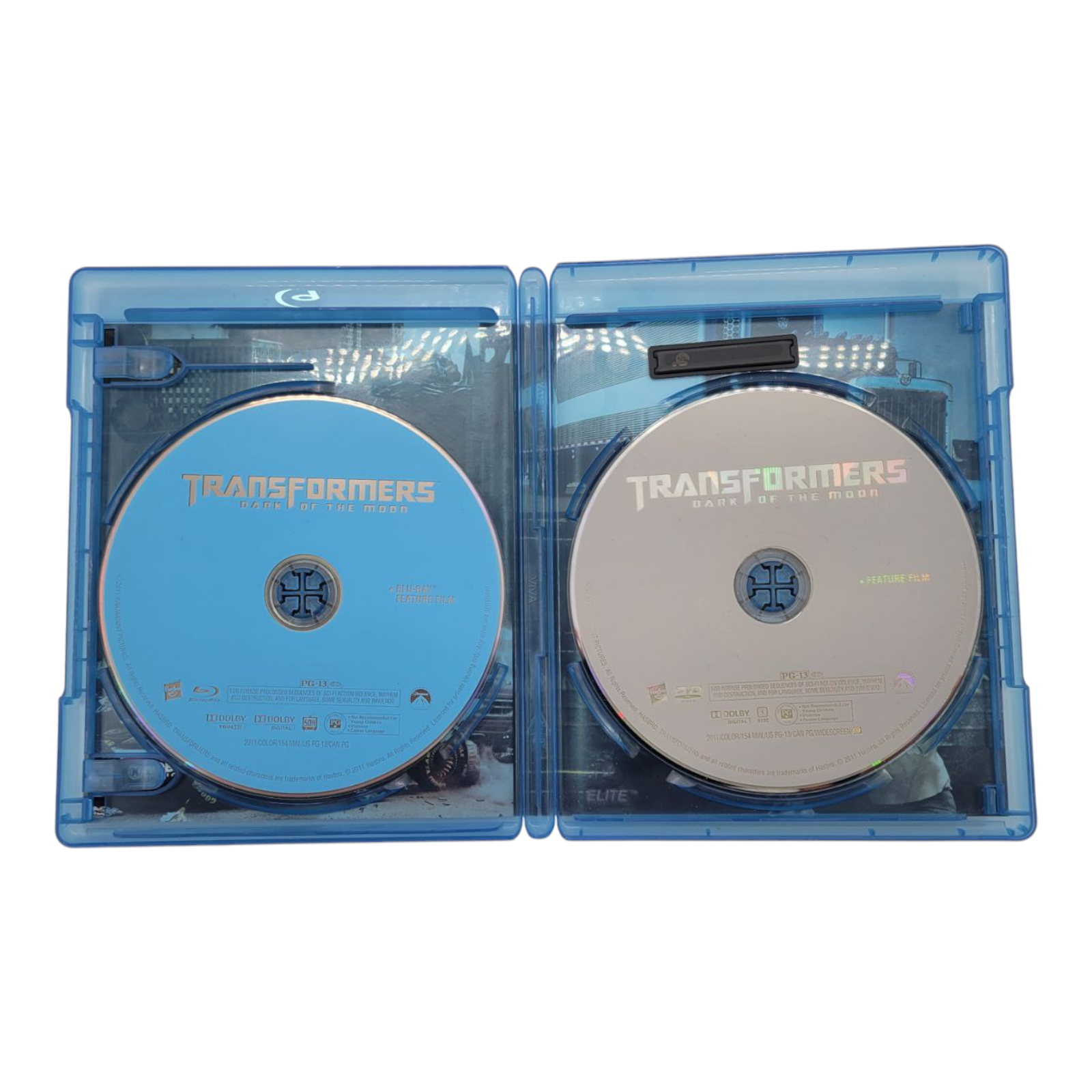 Transformers Revenge of the Fallen and Dark of the Moon Blu Ray Bundle