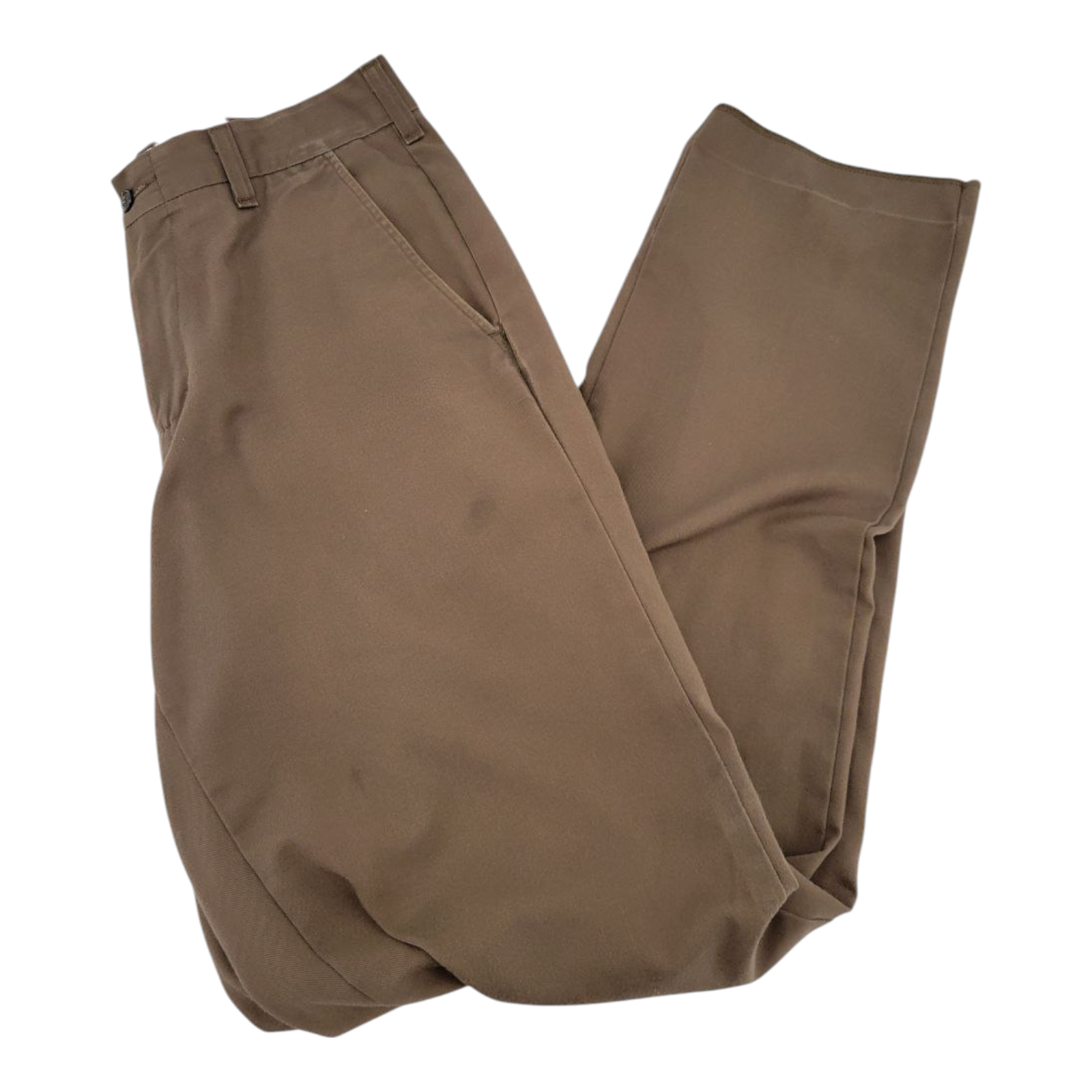 WearGuard UPS Work Pants Mens Brown Flat Front Utility Chinos 32x34 RN 49995