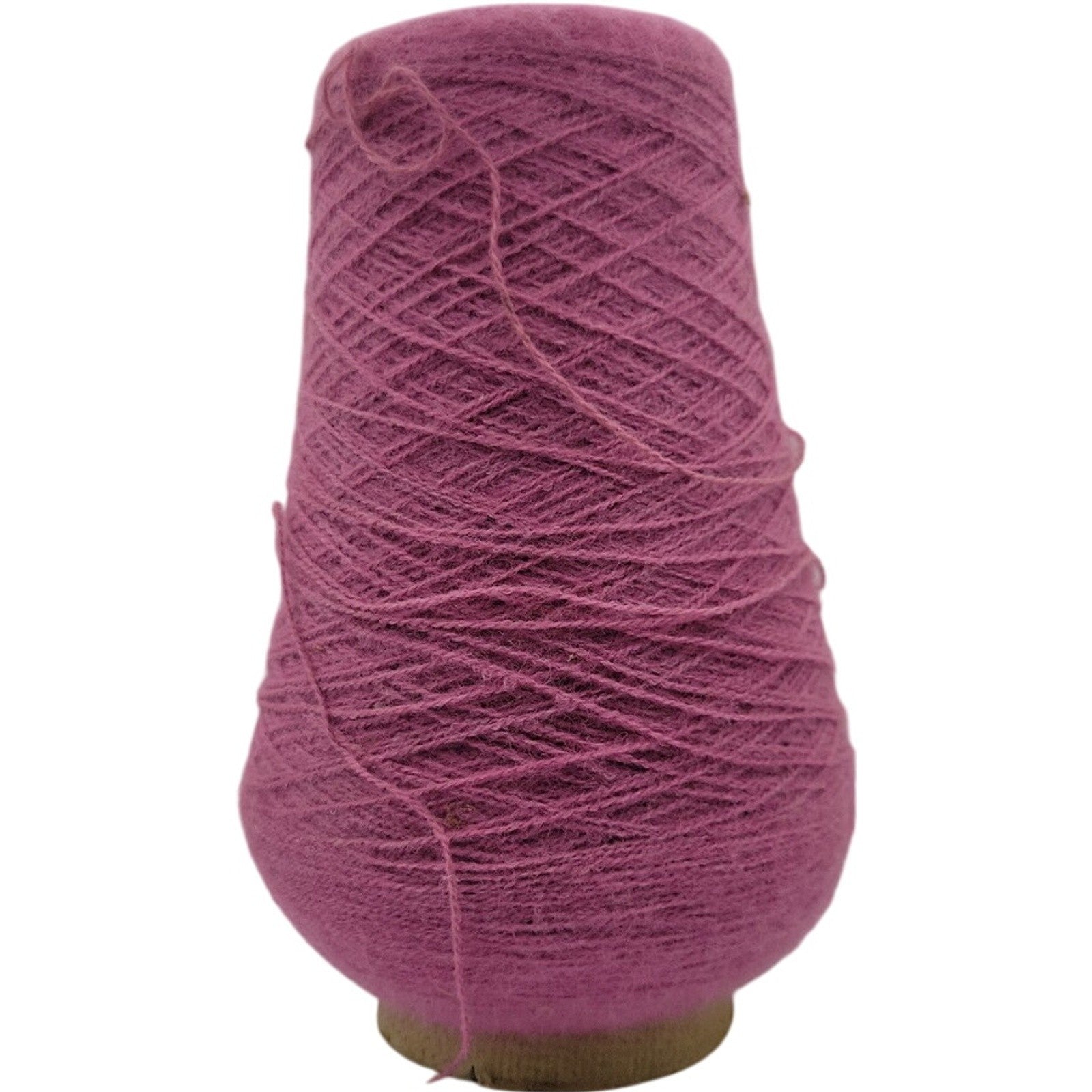 Vintage Templon Dark Mauve 2/24 Weaving Knitting Cone Yarn Lot S-79744