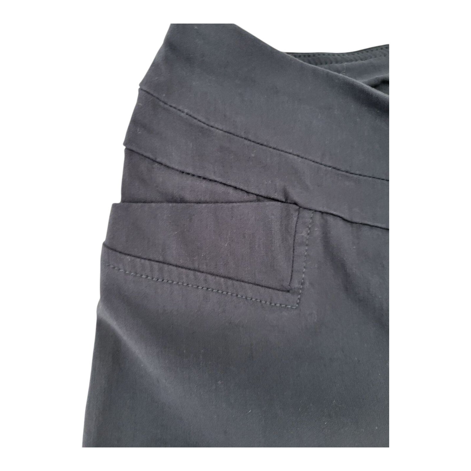 Zac & Rachel Navy Blue Pull On Stretch Pants Rayon Blend Womens Size 8