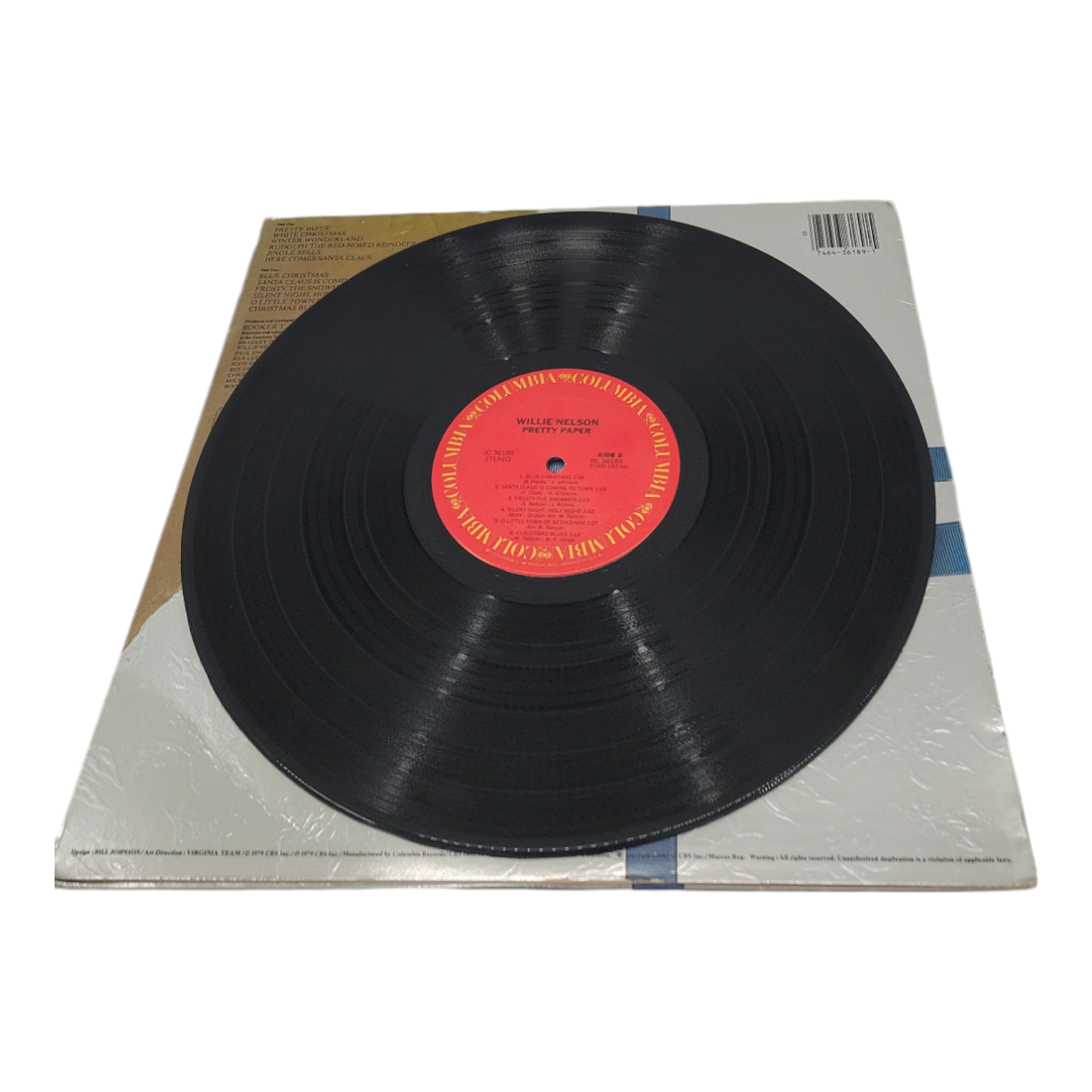 Vintage Willie Nelson Pretty Paper Vinyl LP
