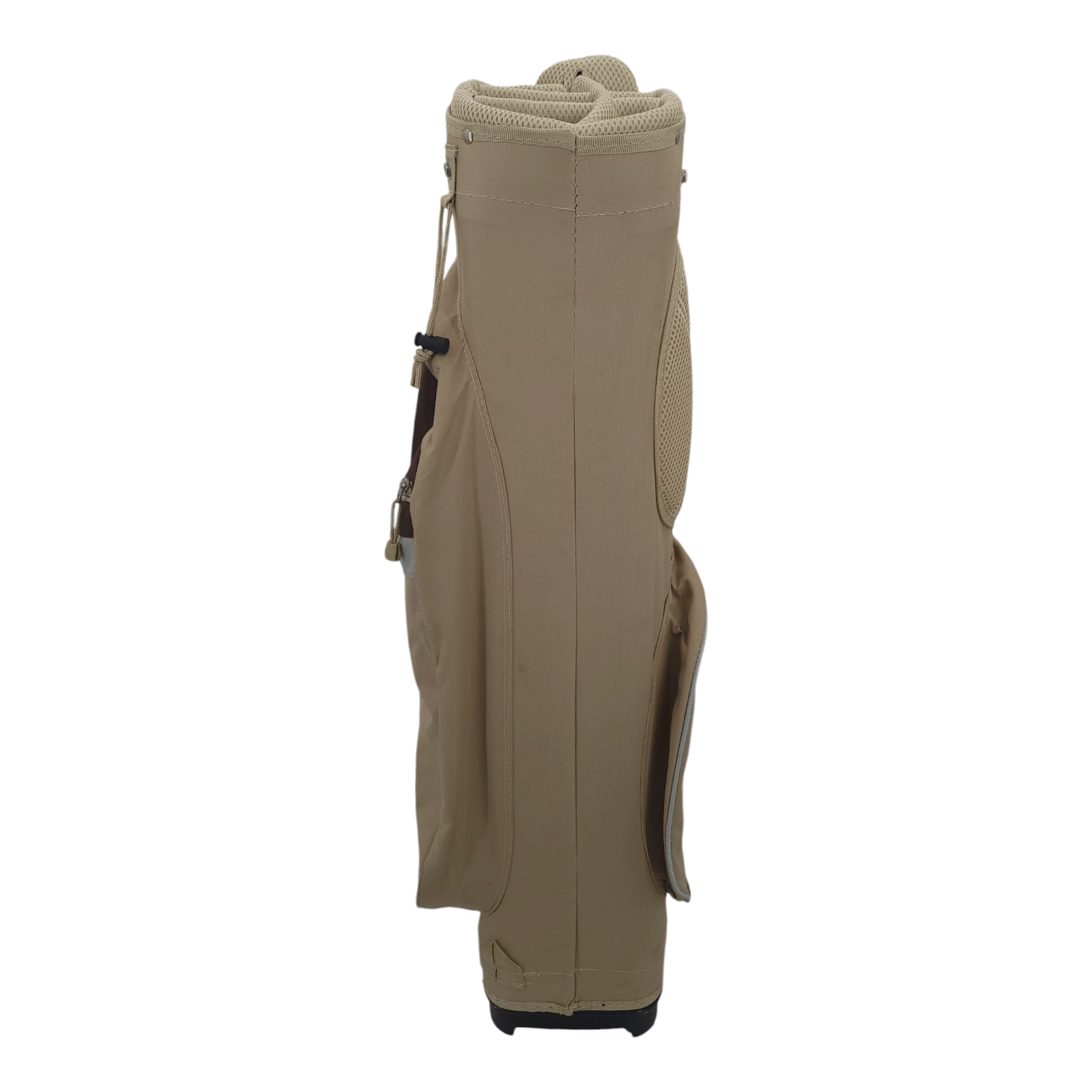 RAM Golf Cart Stand Bag Beige Tan 6-Way Divider 5 Pockets Lightweight