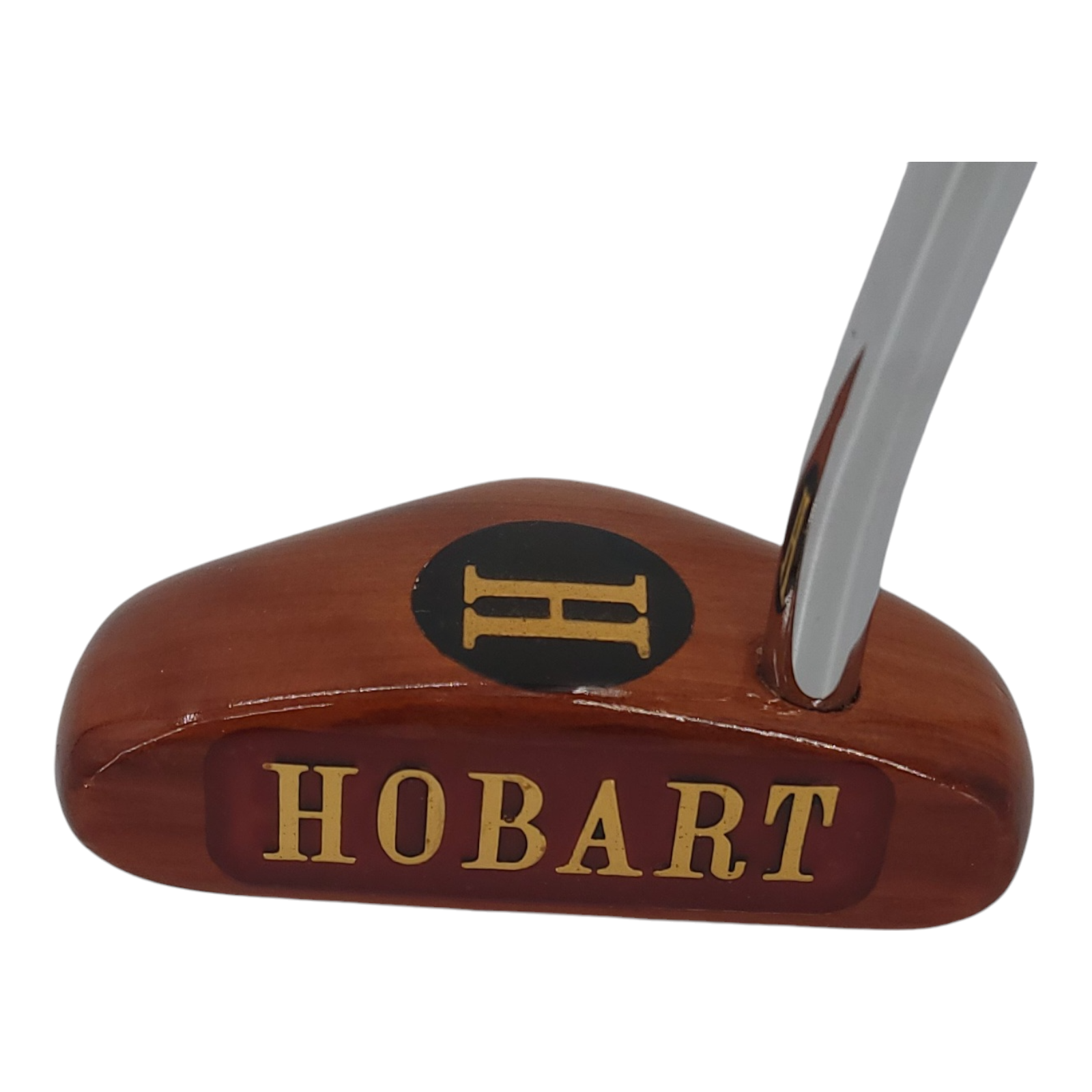 Worldwide Woods LLC Wooden Putter RH 35.5” Steel Shaft H Hobart on Putter Face