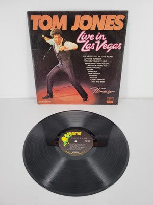 VTG 1969 TOM JONES Live In Las Vegas 12" LP Vinyl (PAS 71031)