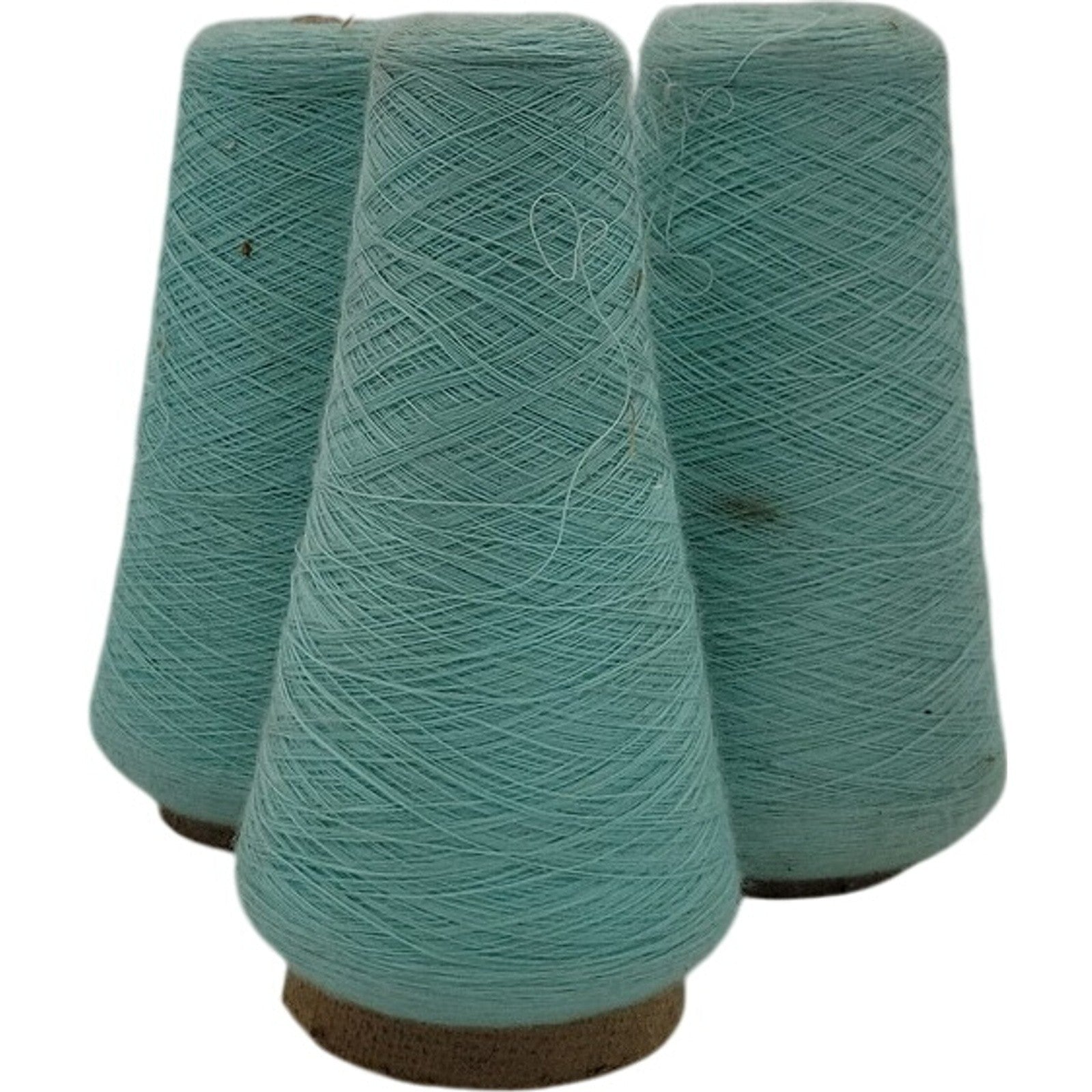 Vintage Phoenix Dye Works 1/28 Acrylic Yarn Cone Jade 0024731 Lot of 3