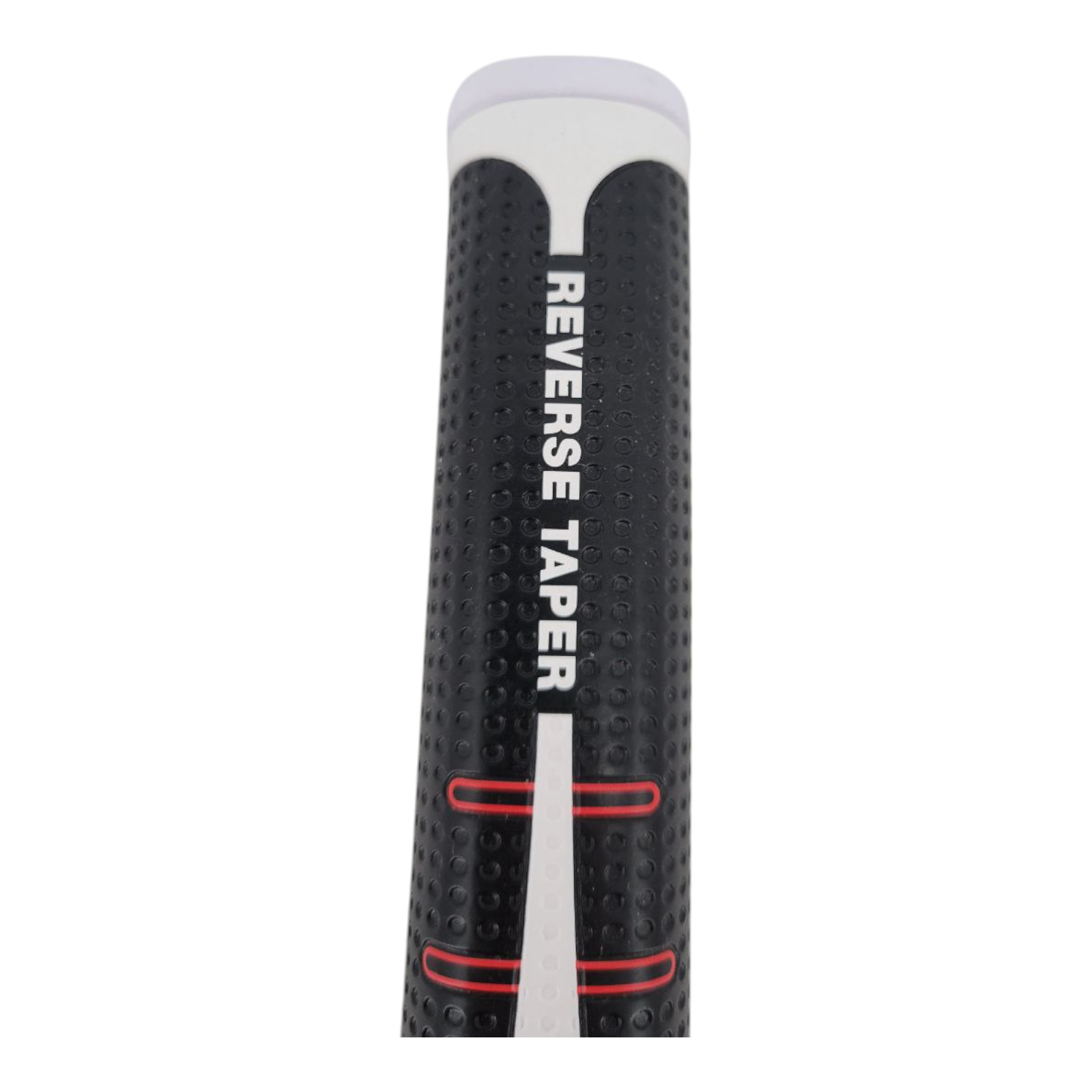 Golf Pride Reverse Taper Round Large Putter Grip White Black Red