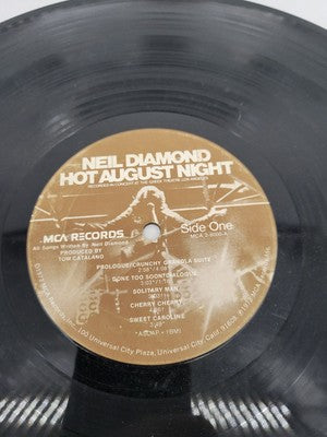 1972 Neil Diamond Hot August Night MCA-8000 Record Album 12” Missing Vinyl 2 3