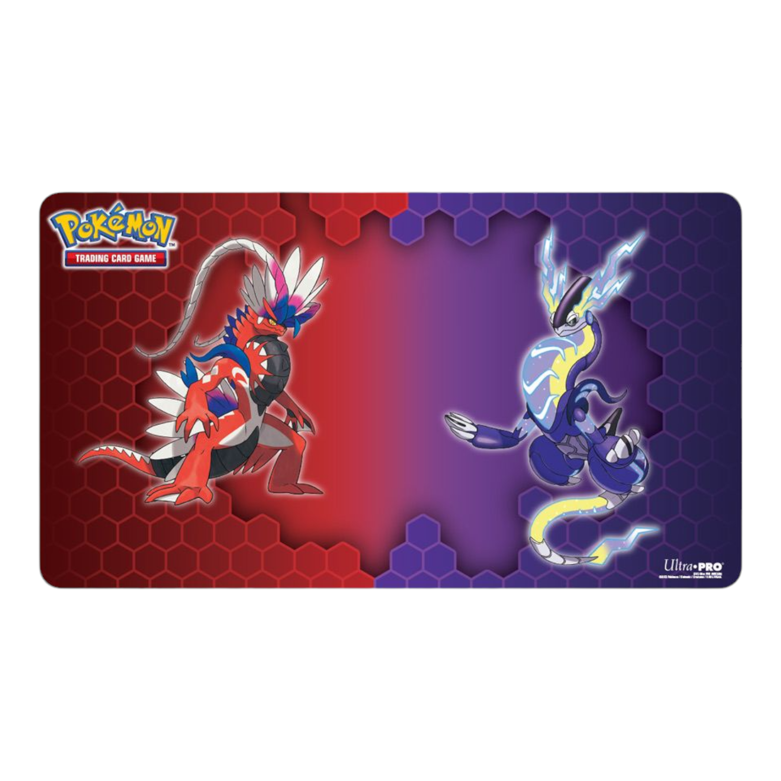 Ultra Pro Pokemon Trading Card Game Koraidon and Miraidon Playmat 24" x 13.5"