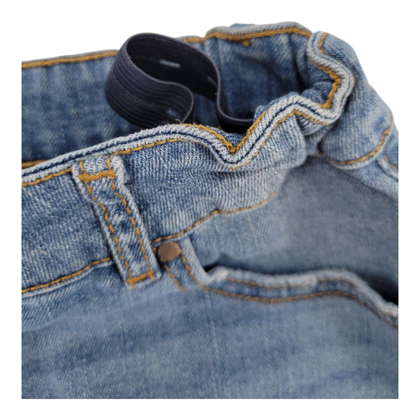 Wonder Nation Distressed Denim Skirt Girls Raw Hem Adjustable Waist Size XXL 18