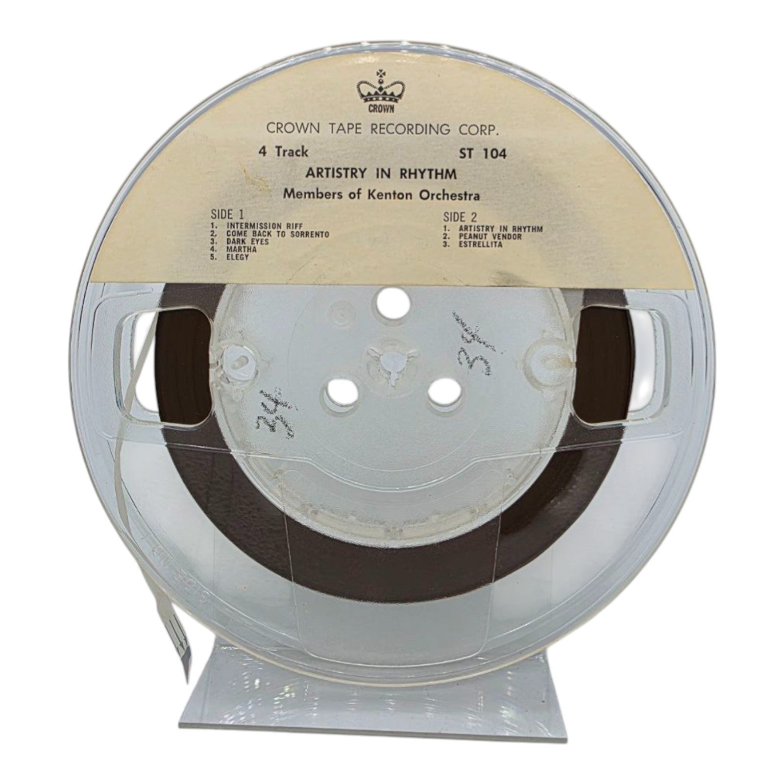 Artistry in Rhythm Reel to Reel Tape ST 104 7 1/2 IPS Stan Kenton Orchestra