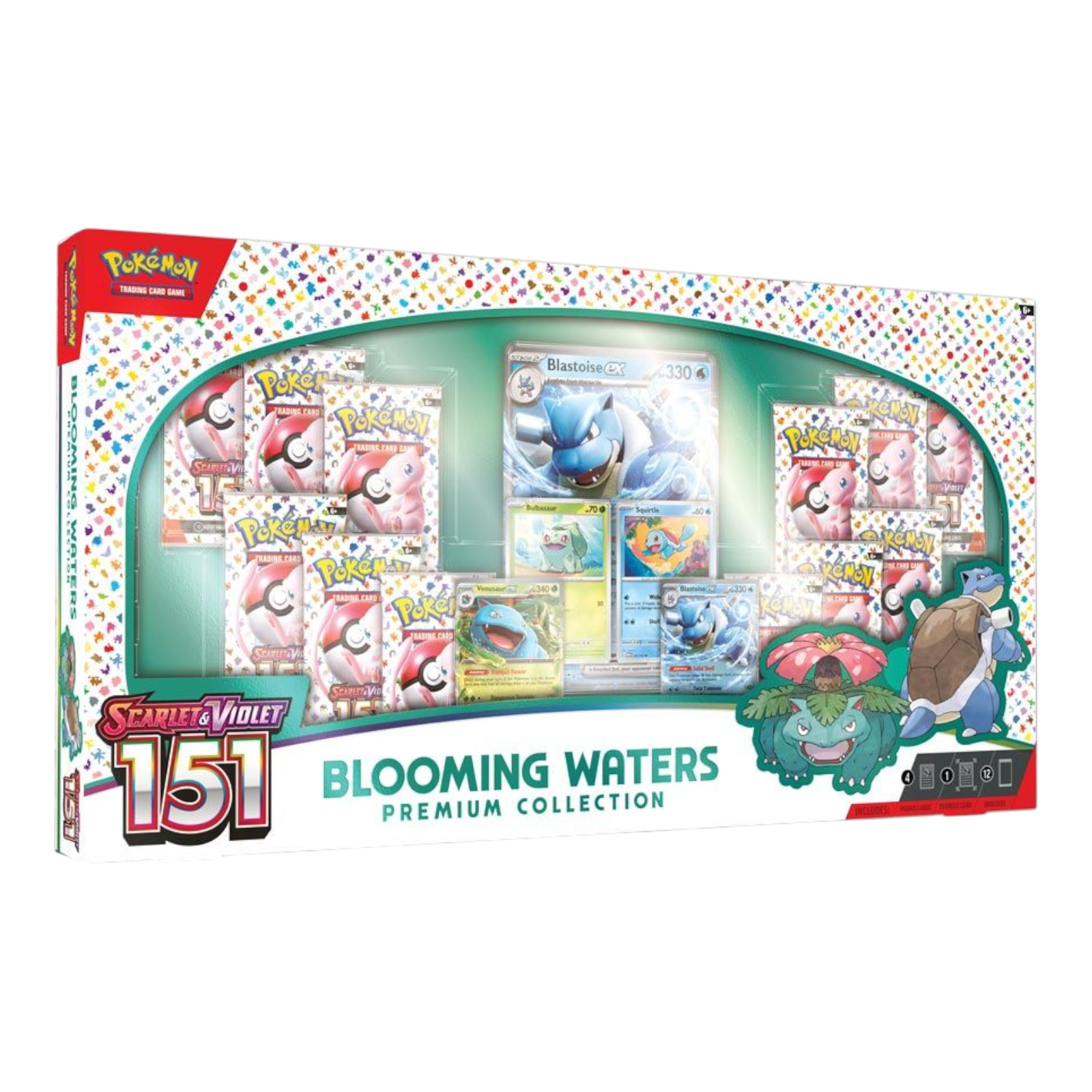 Pokémon TCG Blooming Waters Premium Collection Venusaur Blastoise Ex Set