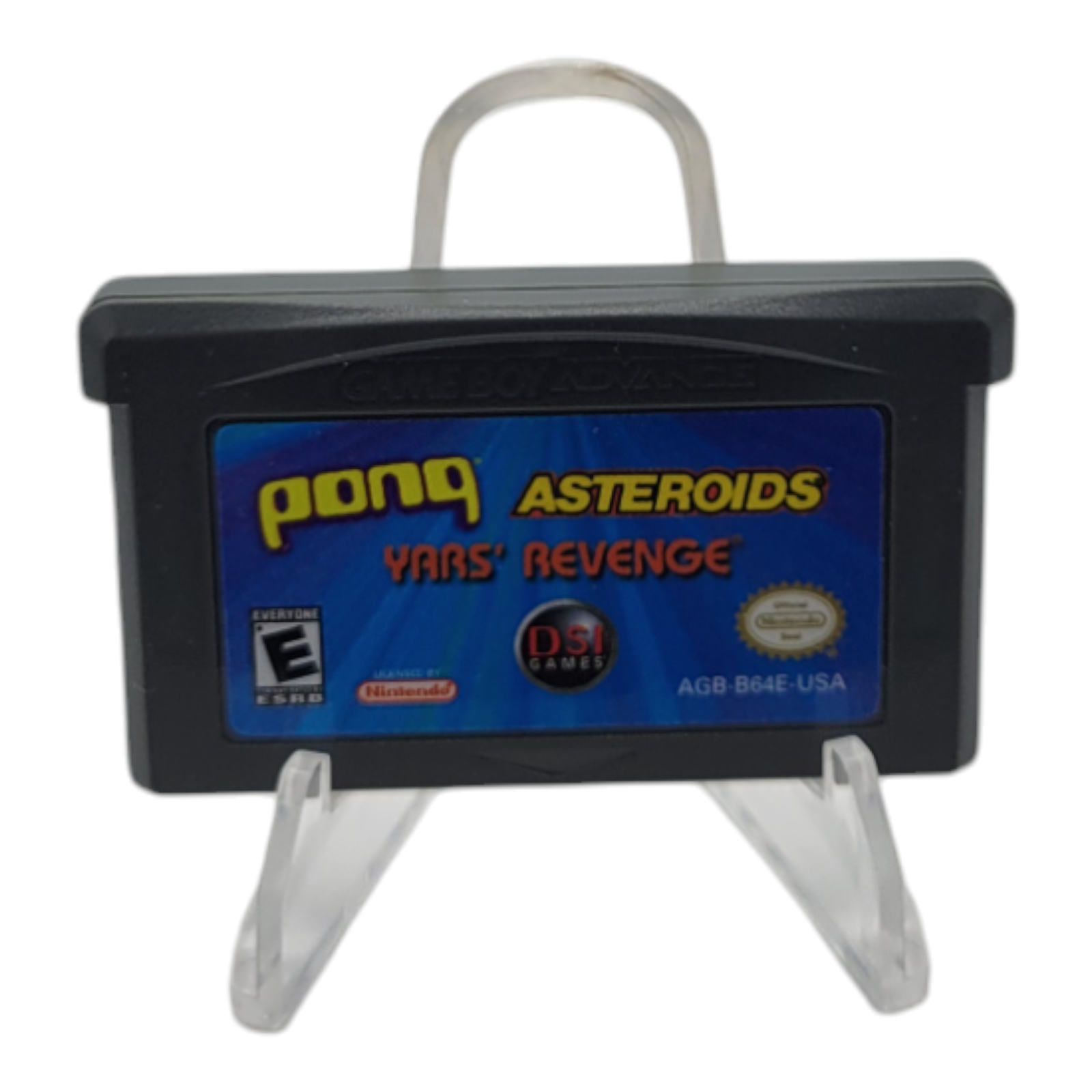 Nintendo Game Boy Advance Pong Asteroids Yars Revenge Cartridge