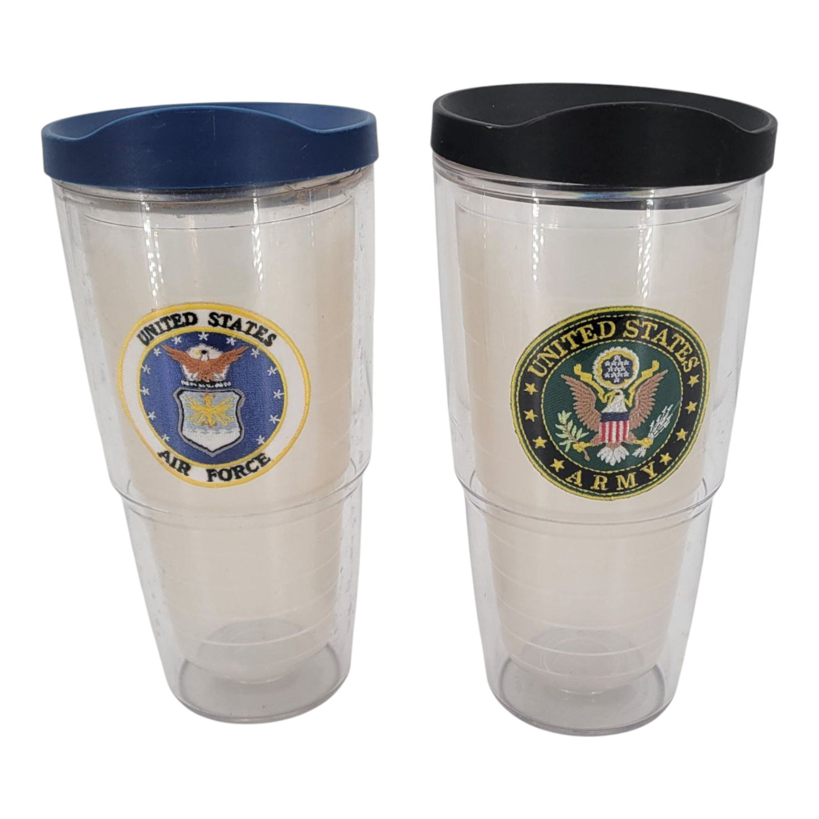 Tervis Tumbler Bundle US Army and US Air Force Insulated Cups with Lids