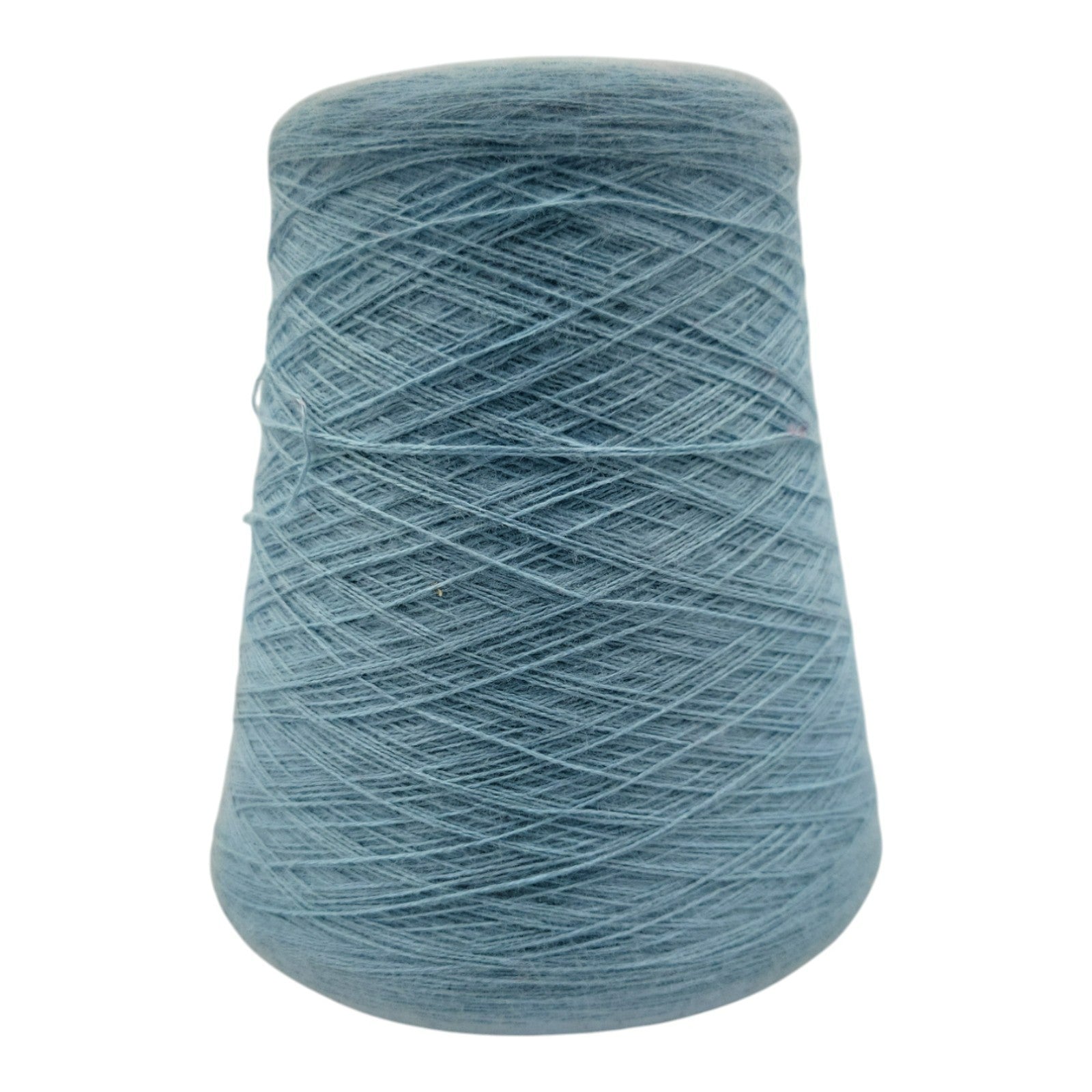 Vintage 1980s Templon Pow Blue Yarn Cone 2/30