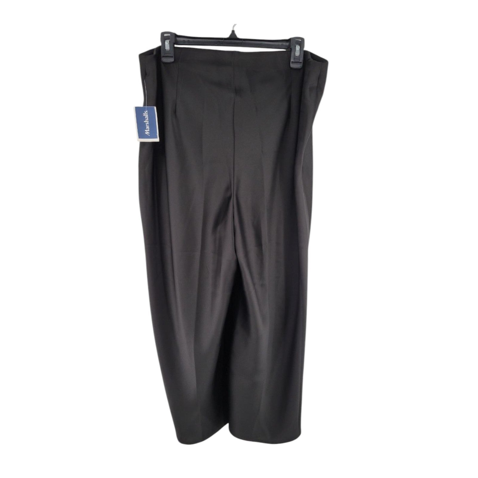 Joie Women's Black Wide Leg Dress Pants 1X Pull-On Stretch Trousers