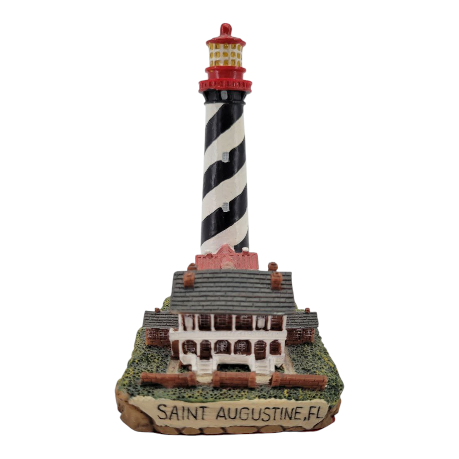 Golder Image Saint Augustine Florida Lighthouse and Keepers House Figurine