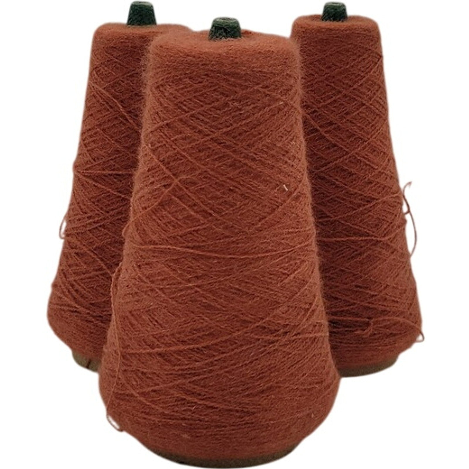 Vintage 1980s Templon 2/24 Yarn Cone DK Spice Heather S-77452 Lot of 3