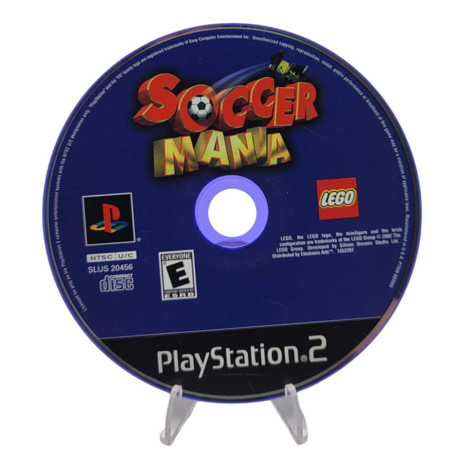 Lego Soccer Mania Sony PS2 PlayStation 2 2002 Game Disc Only