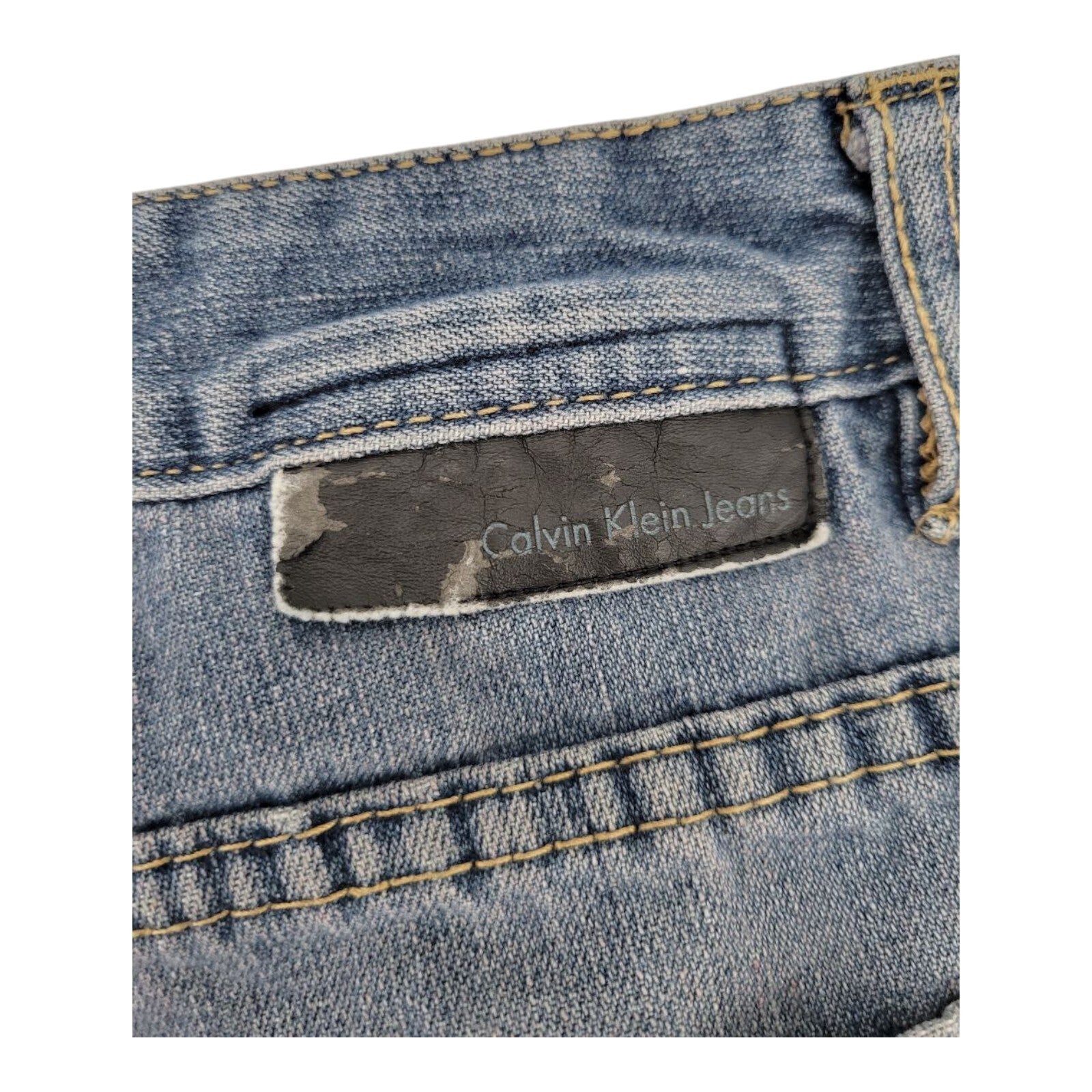 Calvin Klein Womens Blue Denim Bermuda Shorts Size 20