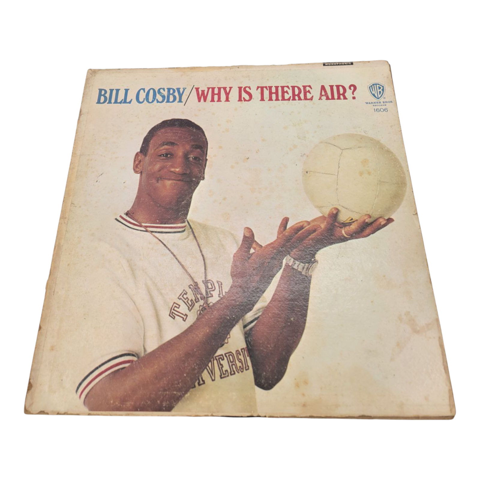 Bill Cosby Why Is There Air Vinyl LP W1606 Warner Bros Mono Comedy Album 1965