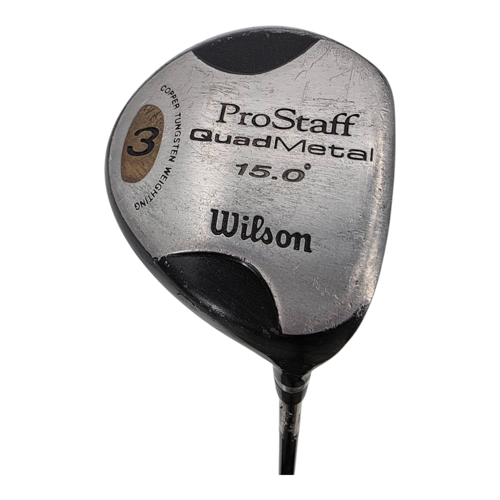 Wilson Pro Staff Quad Metal 3 Wood 15° Copper Tungsten RH Graphite Shaft 43"