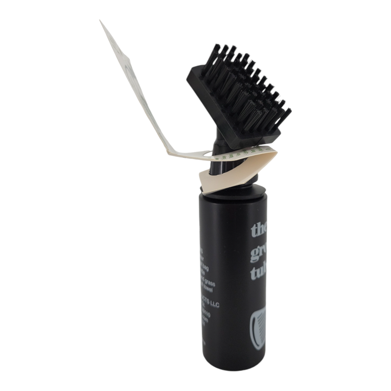 The Groove Tube Squeeze Bottle with Screw-On Brush Attachment for Easy Cleaning