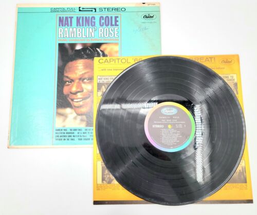 VTG James Brown Chuck Berry Nat King Cole Lot of Three LP Vinyl Record Bundle