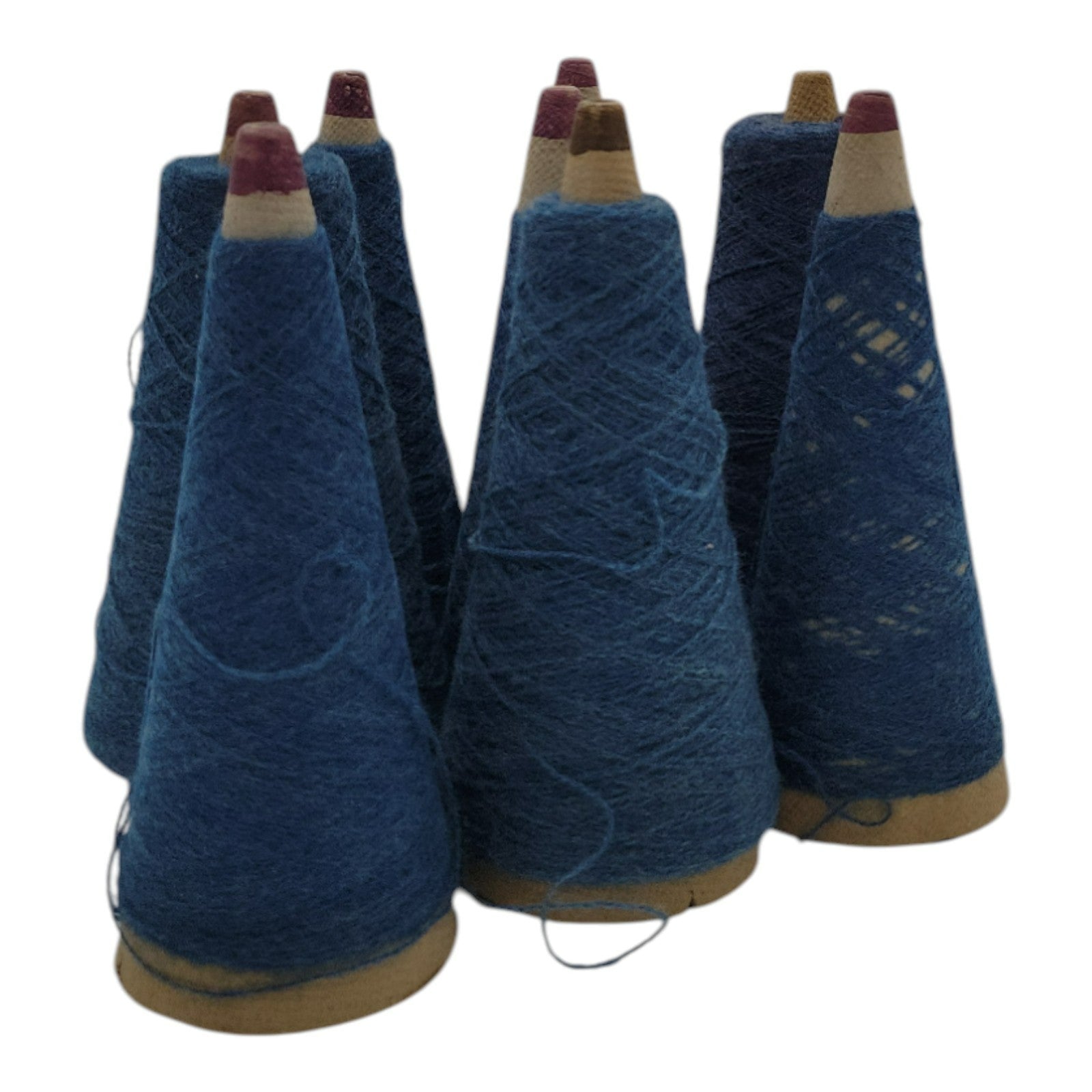 Vintage Templon 2/24 Betony Heather Yarn Cone Lot of 8