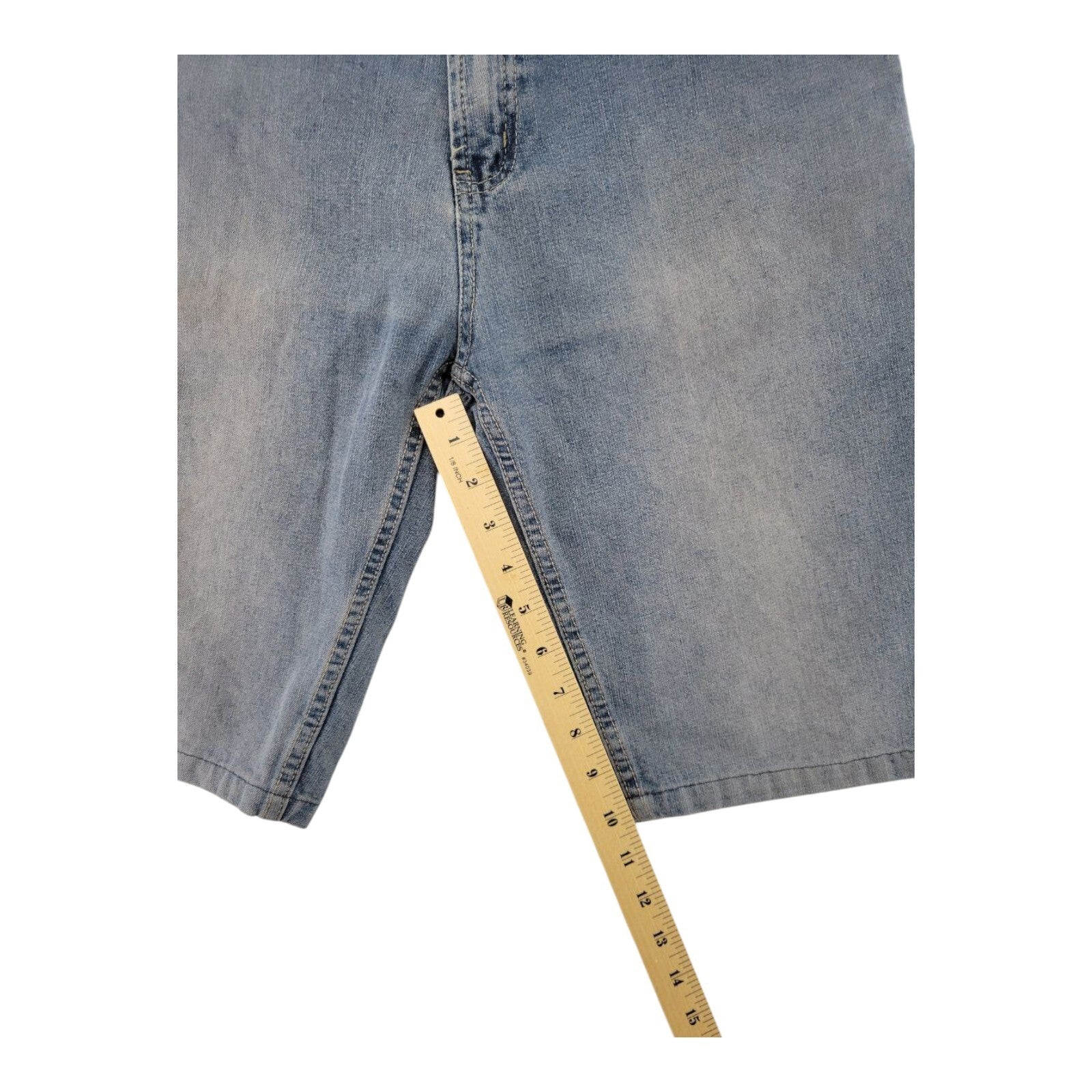 Calvin Klein Womens Blue Denim Bermuda Shorts Size 20