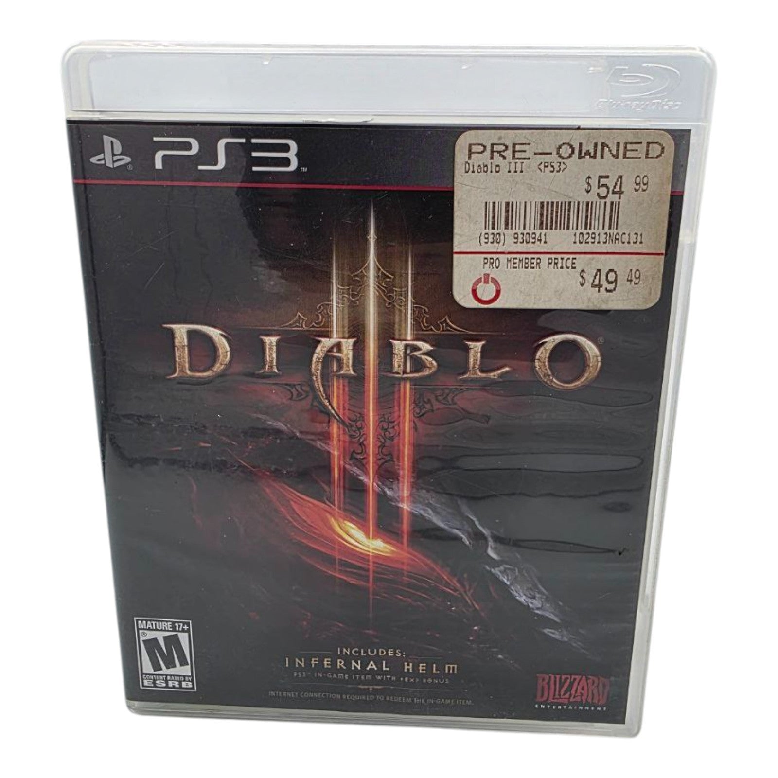 Diablo III PS3 PlayStation 3 Complete Tested Blizzard 2013 No Manual