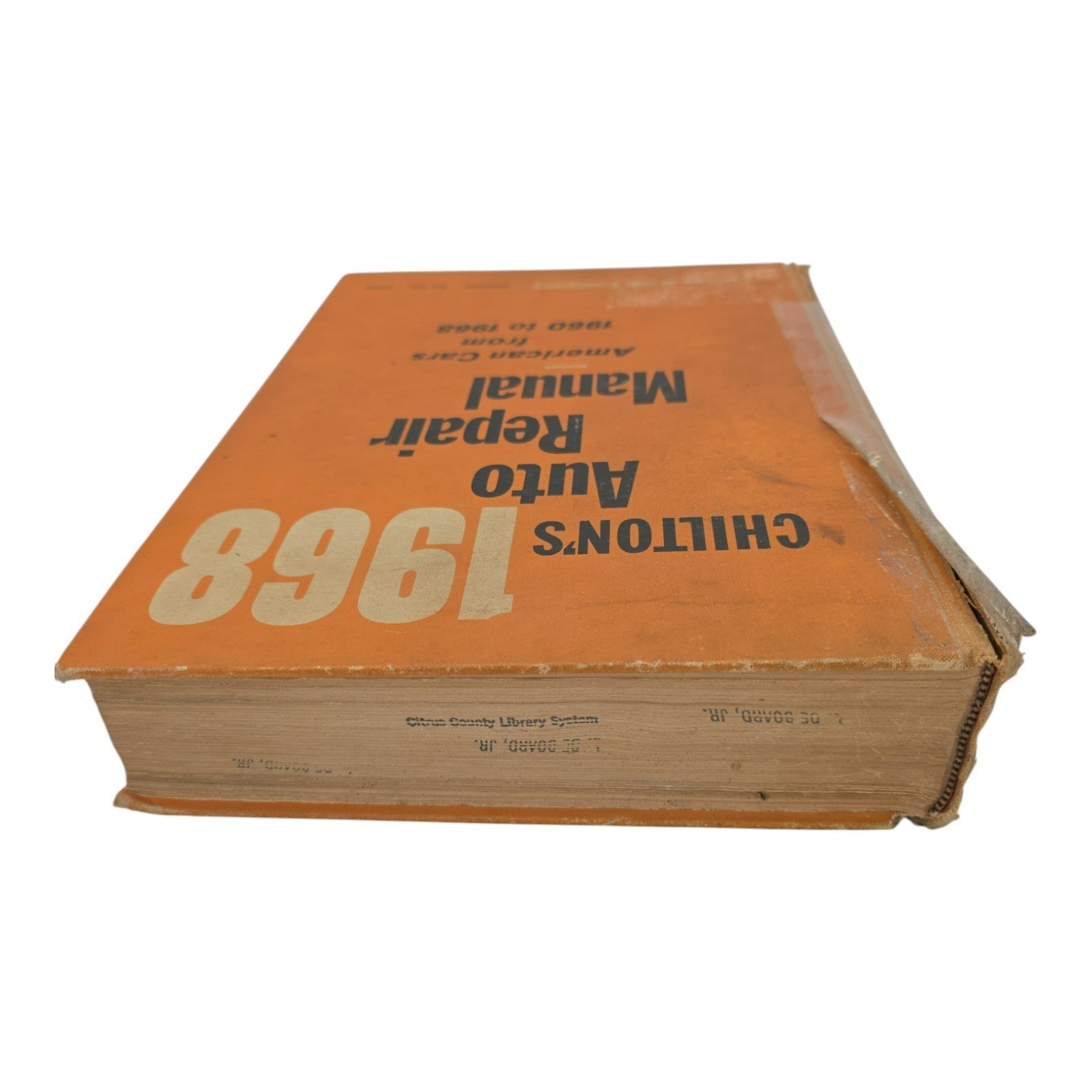 Chiltons Auto Repair Manual American Cars from 1960 to1968 Including Specs