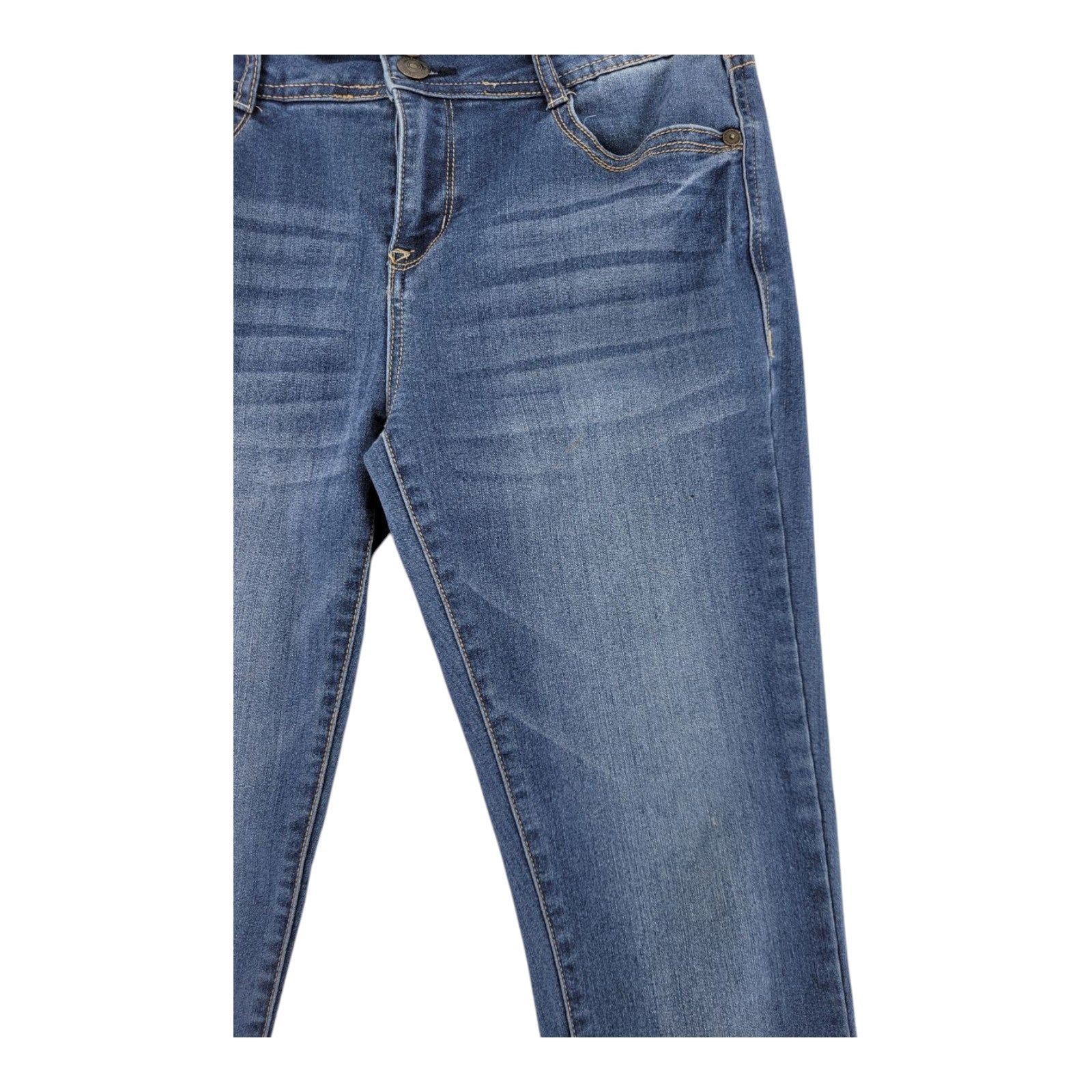 WallFlower Womens Skinny Jeans Blue Mid Rise Stretch Denim Pants Size 9