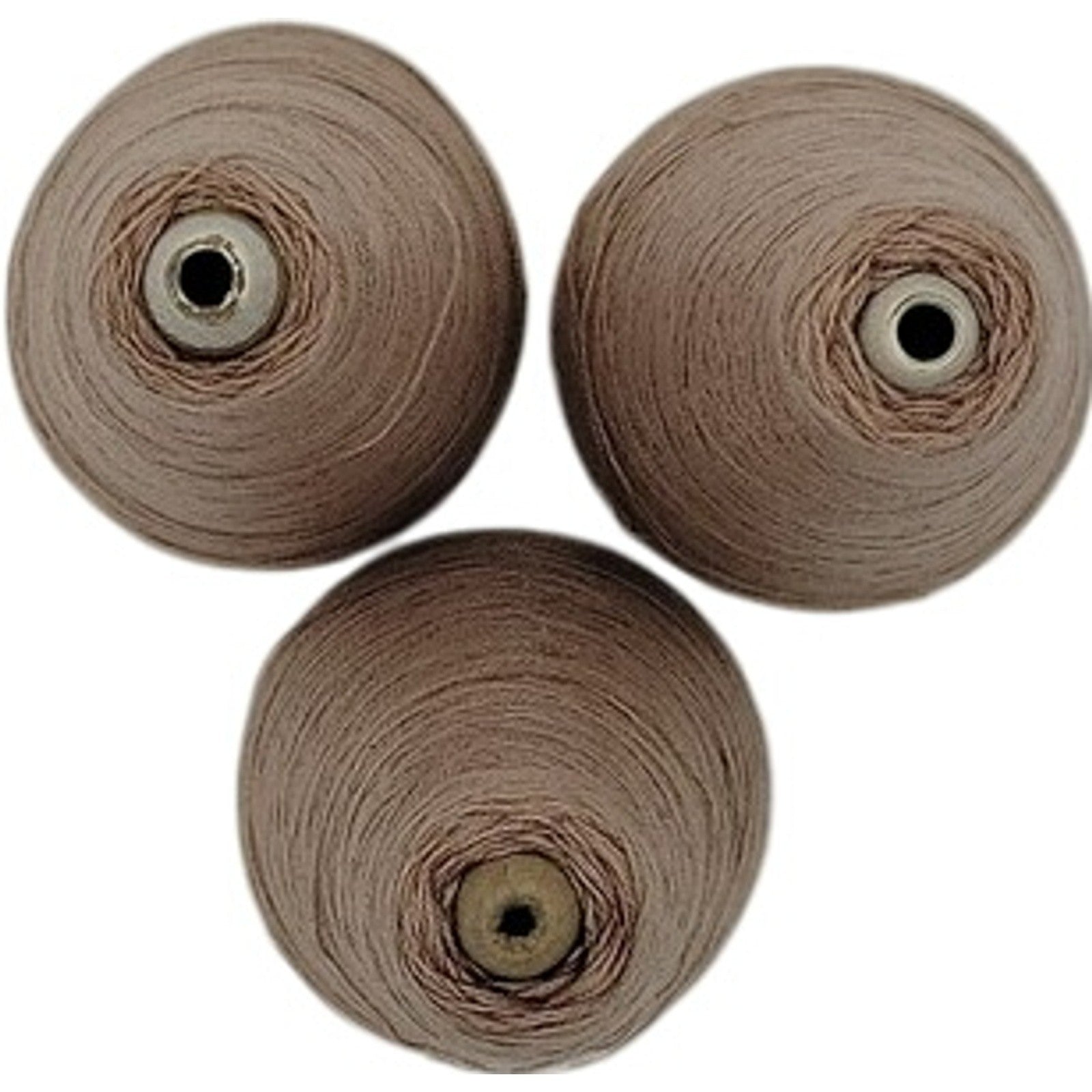 Vintage Pisgah Taupe 13614 Yarn Cone 2/24 Lot of 3