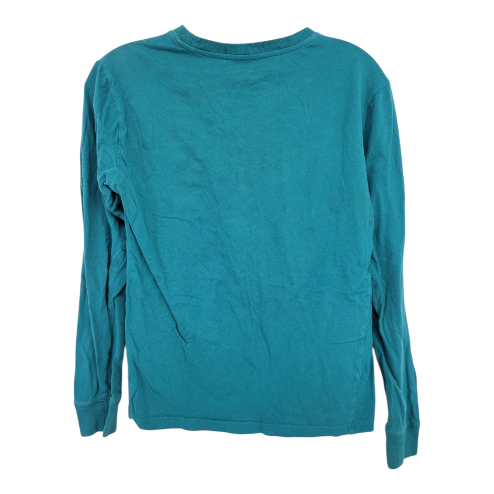 Aeropostale Long Sleeve Shirt Teal Block Aero 1987 Graphic Tee Logo XS