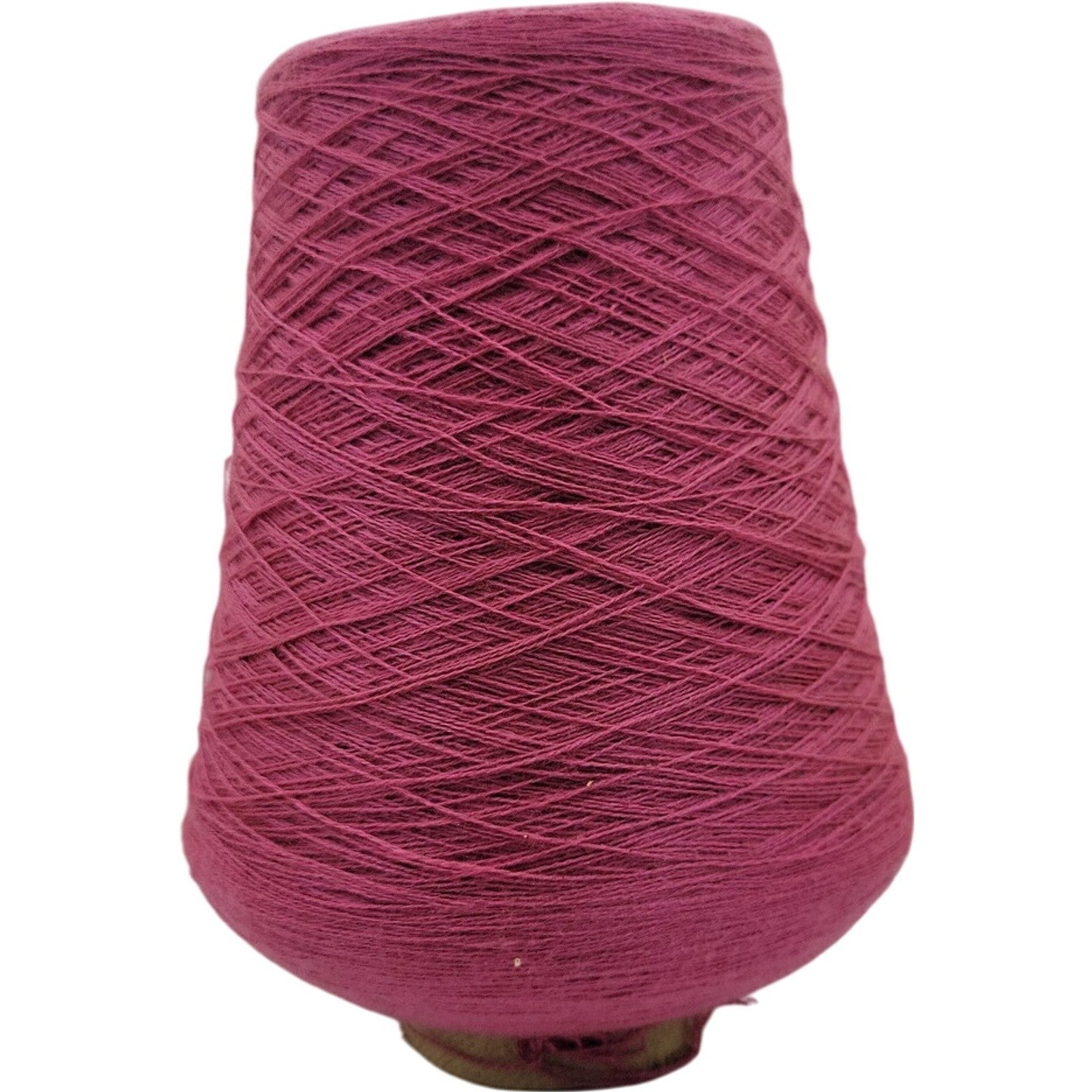 Vintage Pisgah Yarn 2/24 Rose Pink Weaving Knitting Cone Yarn Lot 4695