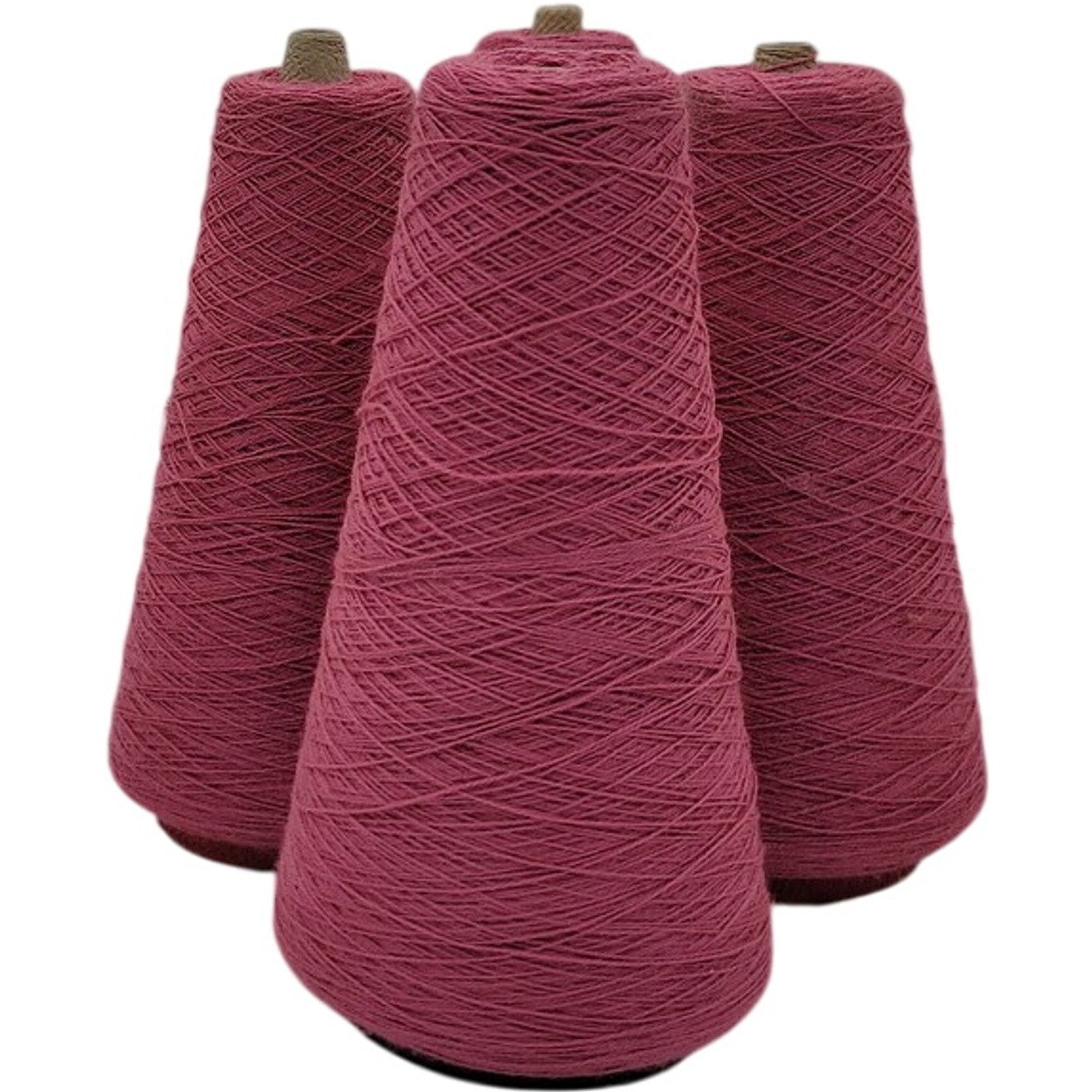 Vintage Pisgah Yarn 2/24 Rose Pink Weaving Knitting Cone Yarn 4695 Lot of 4
