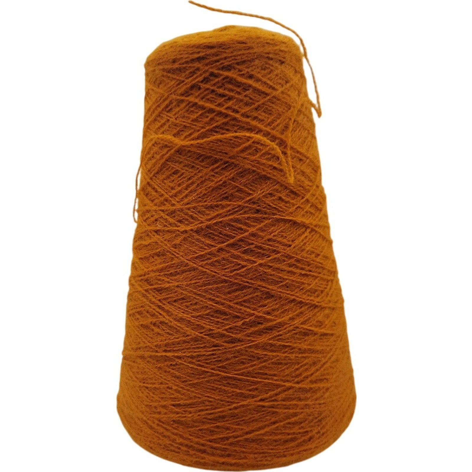 Vintage 1980s National Spinning Co 2/24 Acrylic Cone Yarn Copper 1K223
