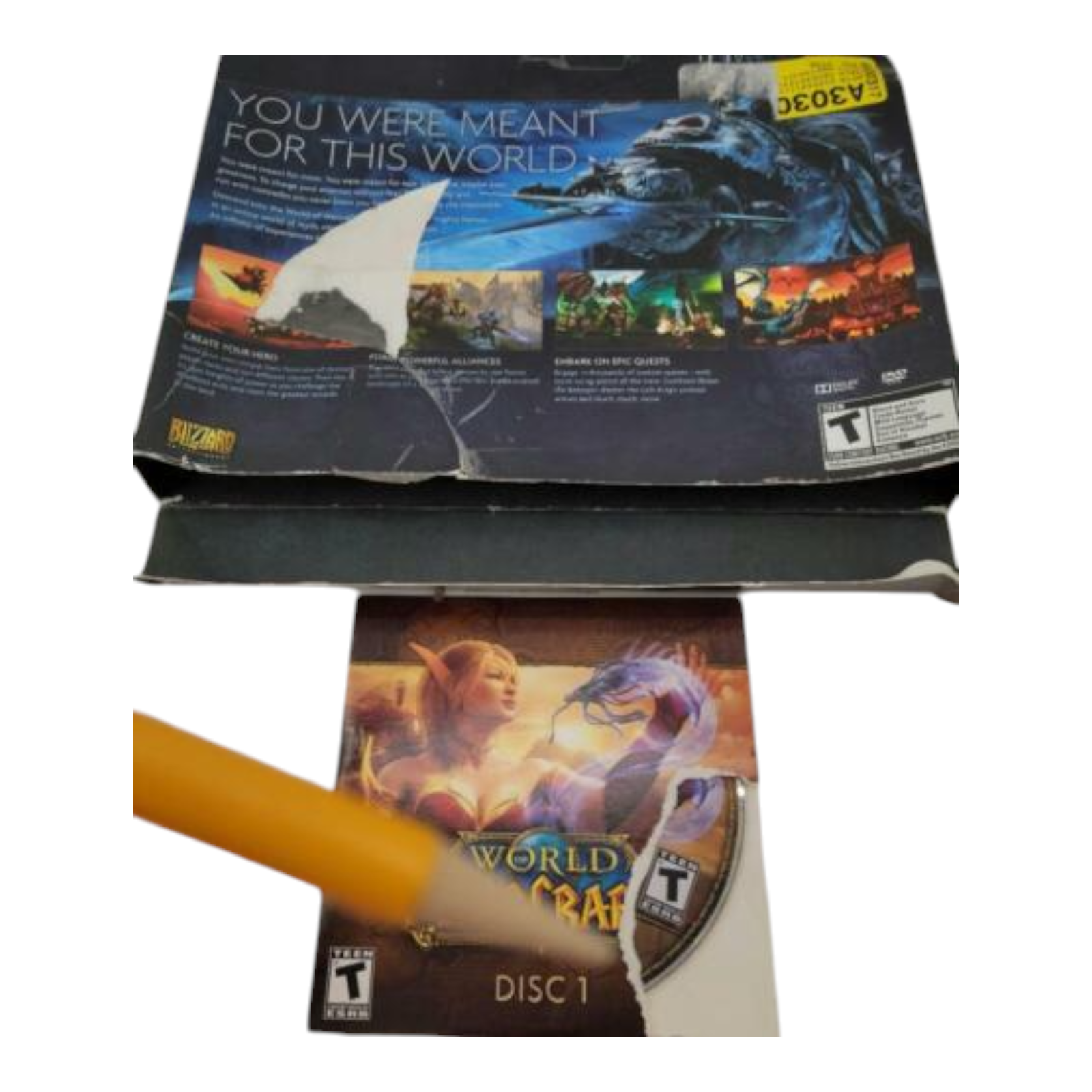 World of Warcraft PC/Mac Game with Expansion Packs Levels 1-90