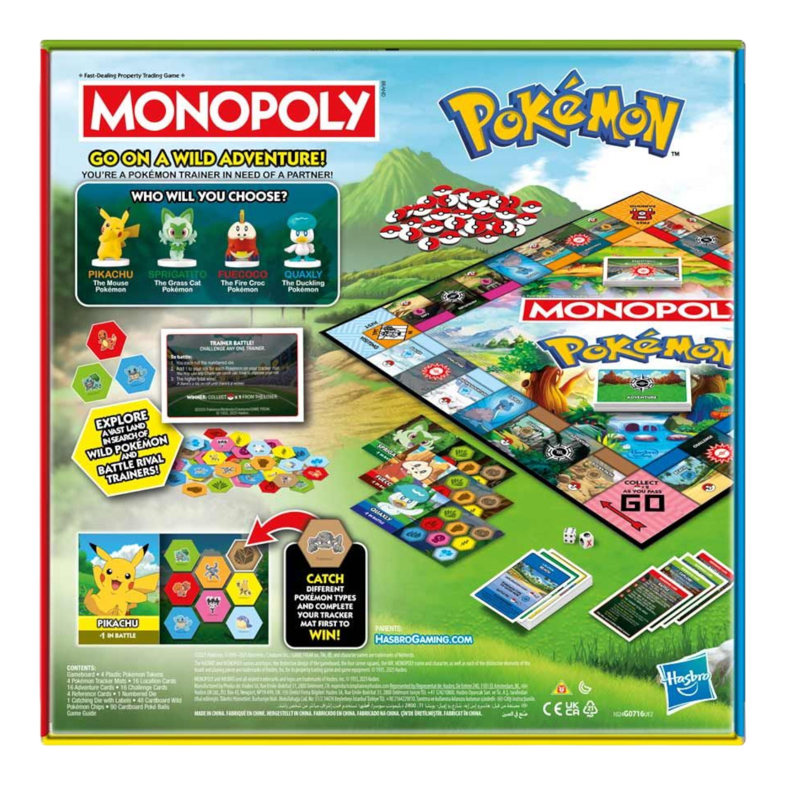 Hasbro Monopoly Pokémon Edition Board Game