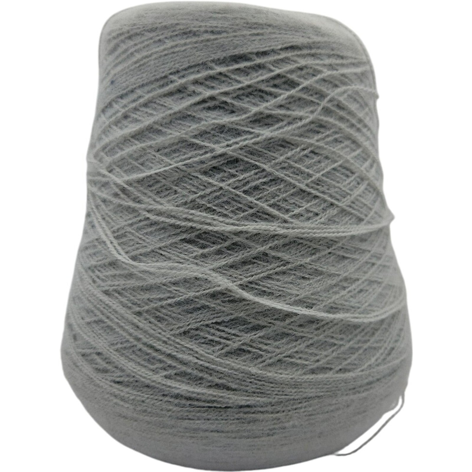 Vintage Templon 2/24 Grey Heather Cone Yarn Weaving Knitting S-83356