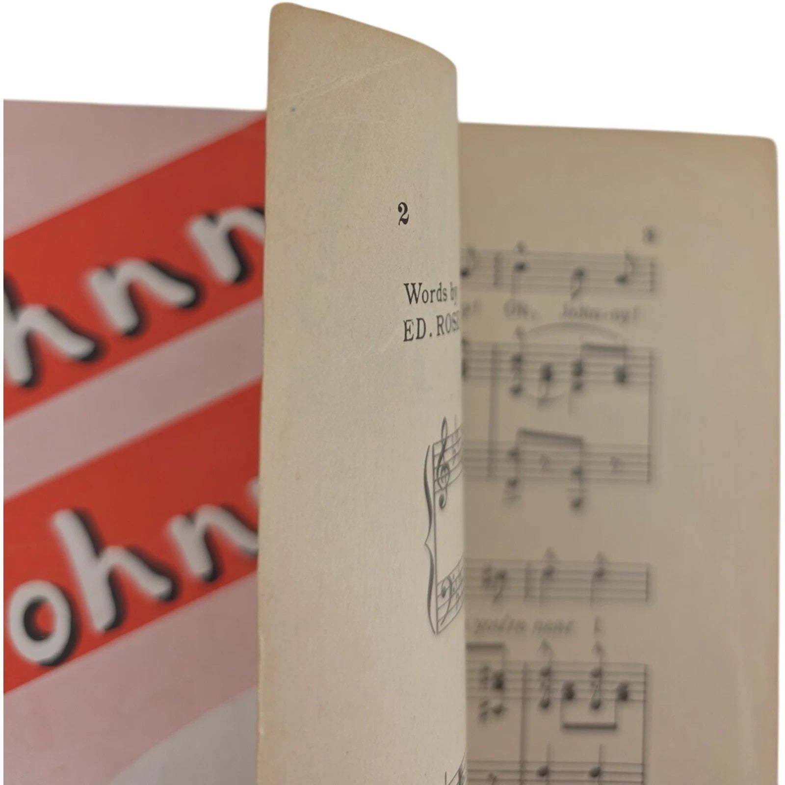 Vintage 1917 Oh Johnny Oh Johnny Oh Sheet Music by Ed Rose and A Olman