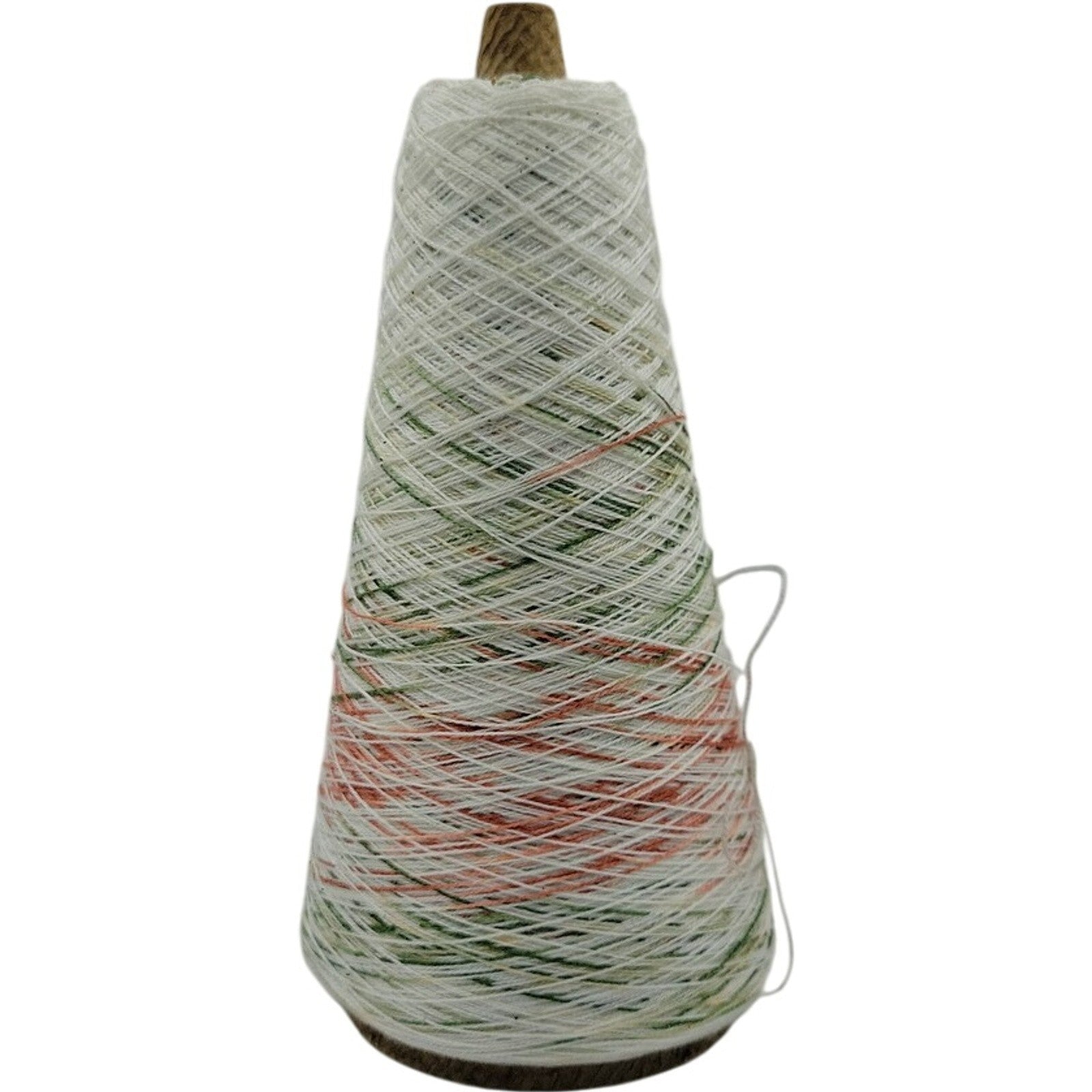 Vintage Acrylic Cone Yarn Chesln White M1355