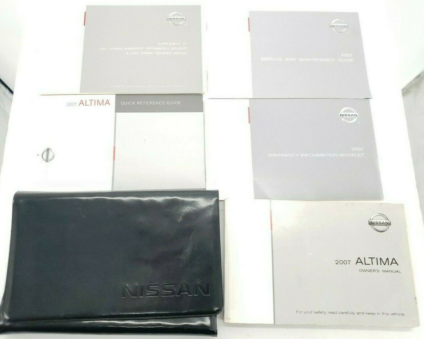 2007 Nissan Altima Owners Manual with Service and Maintenance Guide