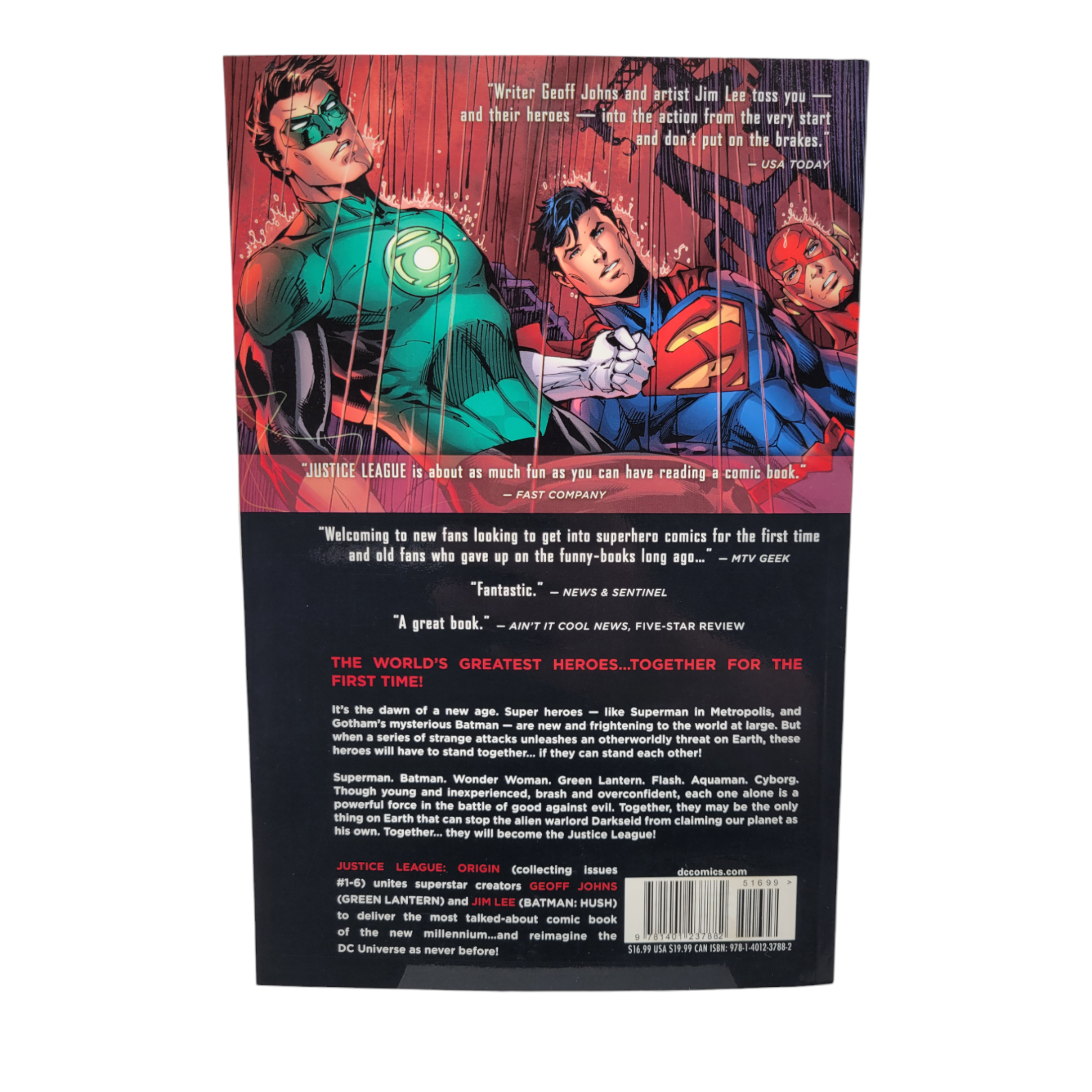 DC Comics Justice League Volume 1 Origin New 52 by Geoff Johns and Jim Lee