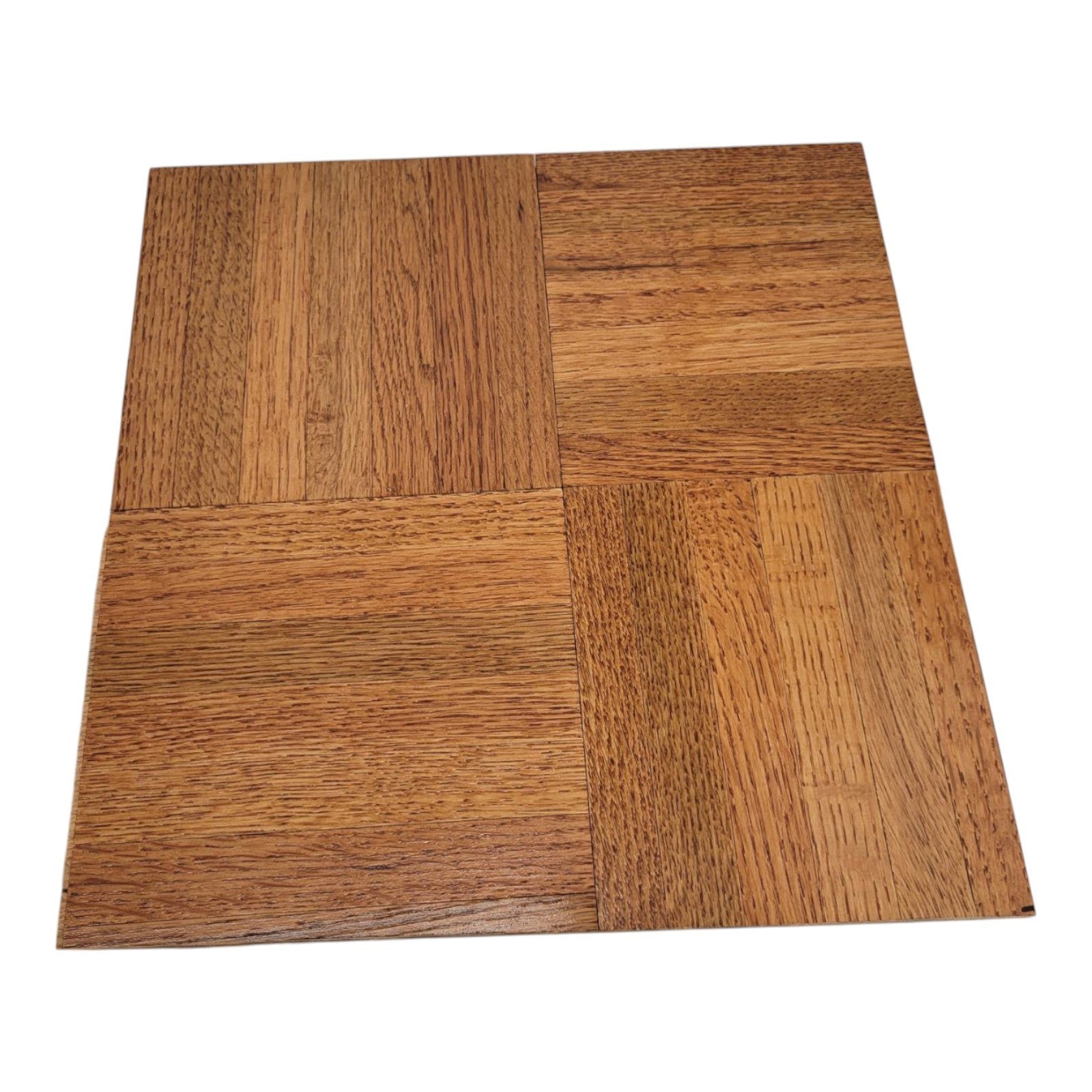 Bruce Simply Natural Chestnut Parquet Flooring 10sq ft Peel & Stick 7/16 12x12