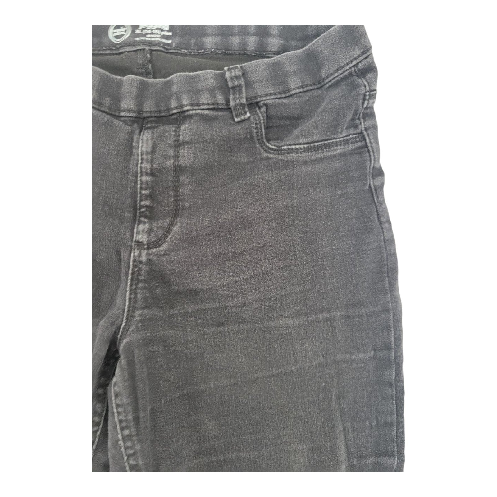 Wonder Nation Black Jegging Pants Girls Stretch Denim Size XL 14-16 Plus
